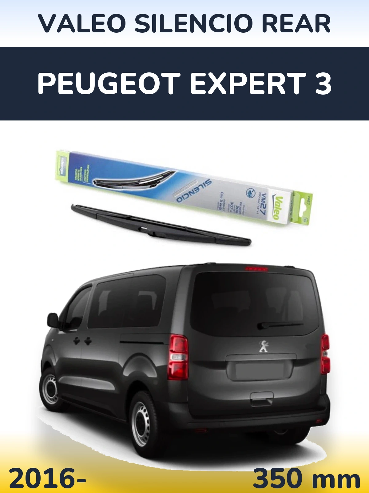 Tylna wycieraczka Valeo Silencio Rear 350 mm do Peugeot Expert 3 2016-2026