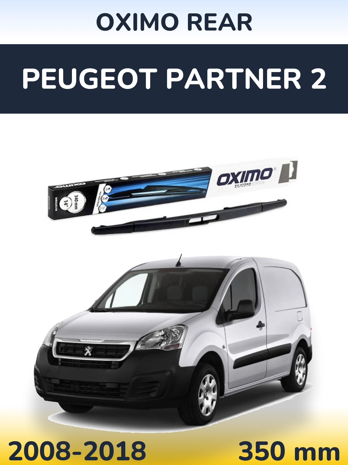 Tylna wycieraczka Oximo Rear 350 mm do Peugeot Partner 2 2008-2018