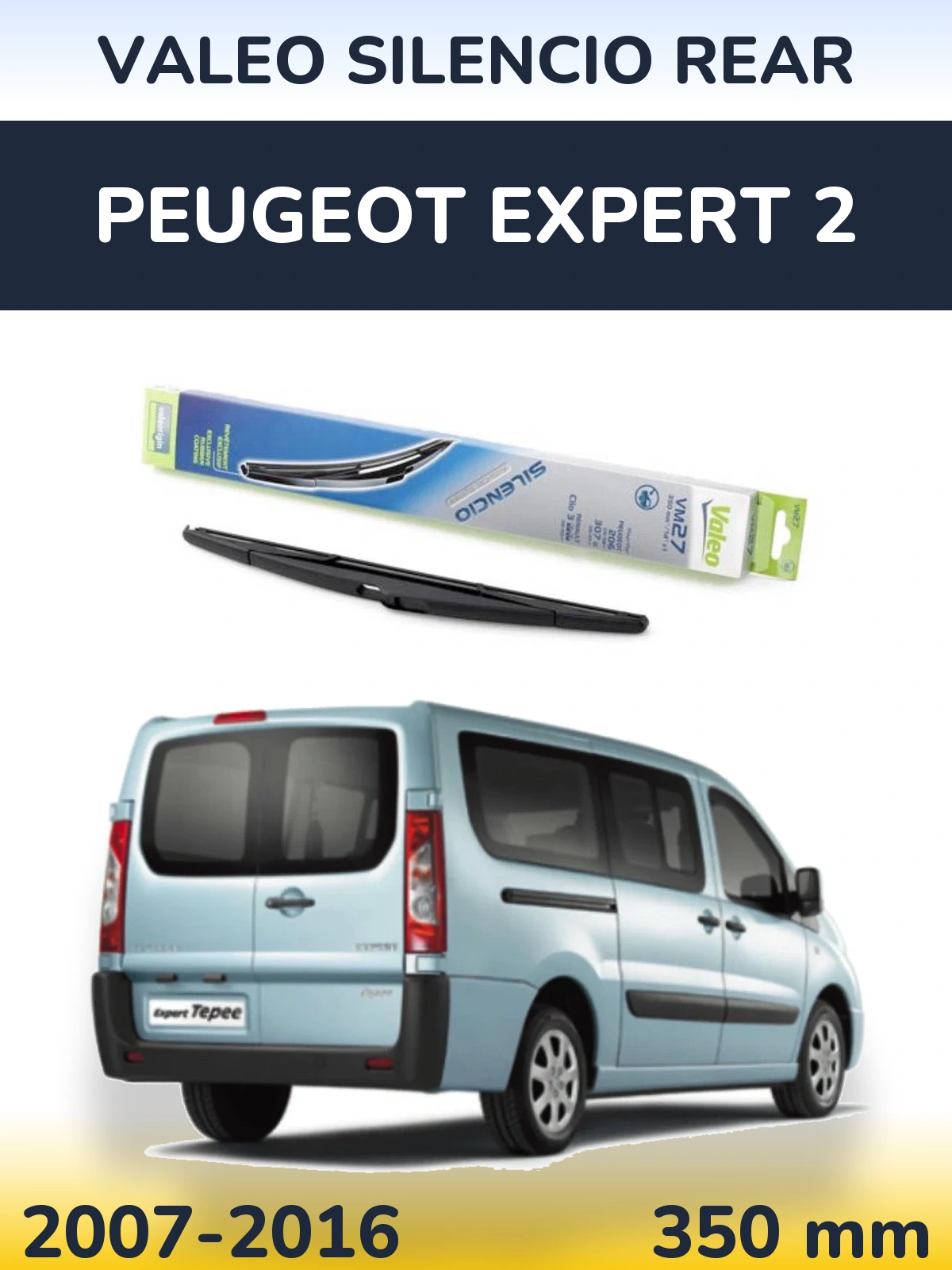 Tylna wycieraczka Valeo Silencio Rear 350 mm do Peugeot Expert 2 2007-2016