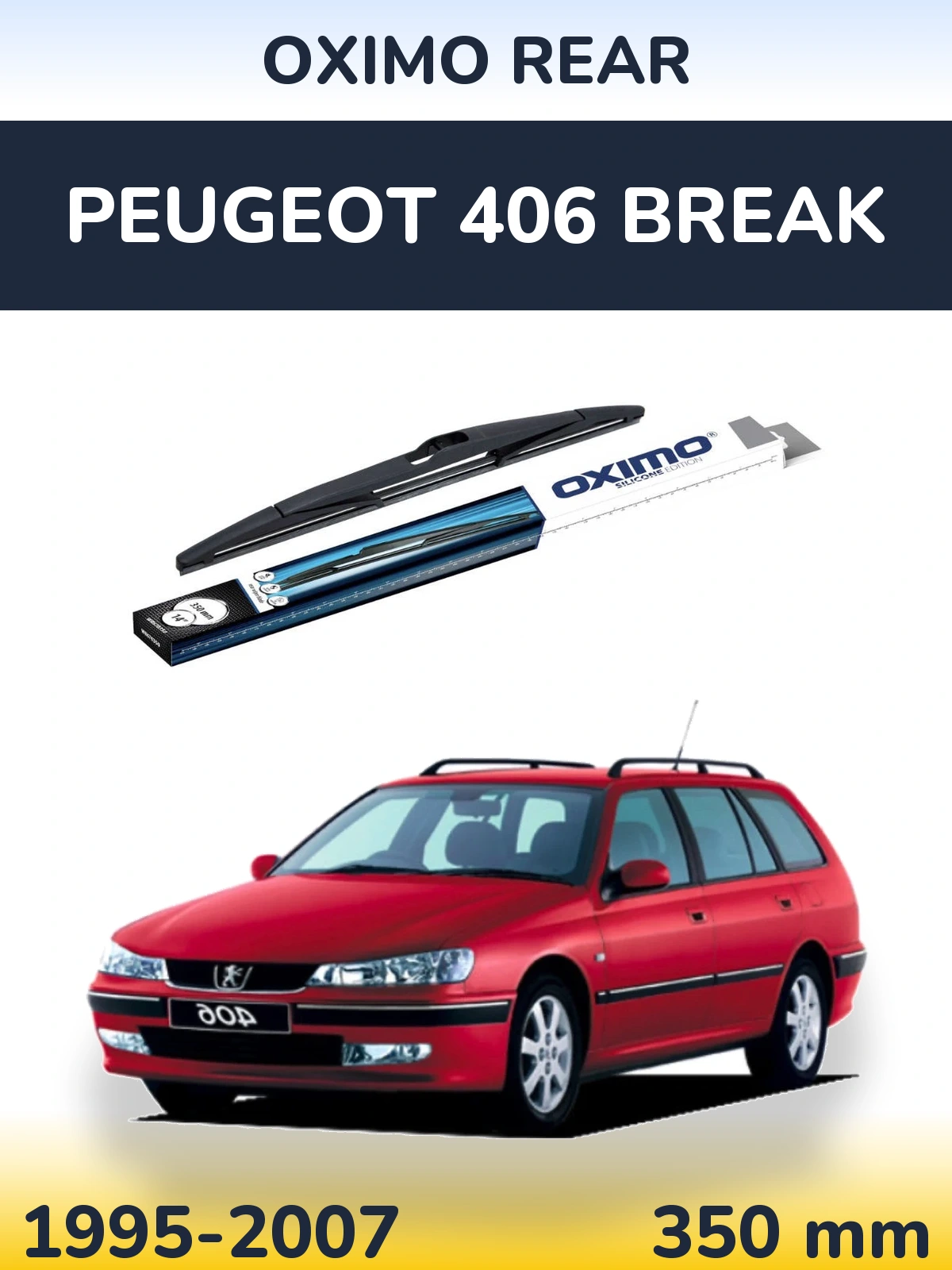 Tylna wycieraczka Oximo Rear 350 mm do Peugeot 406 Break 1995-2007