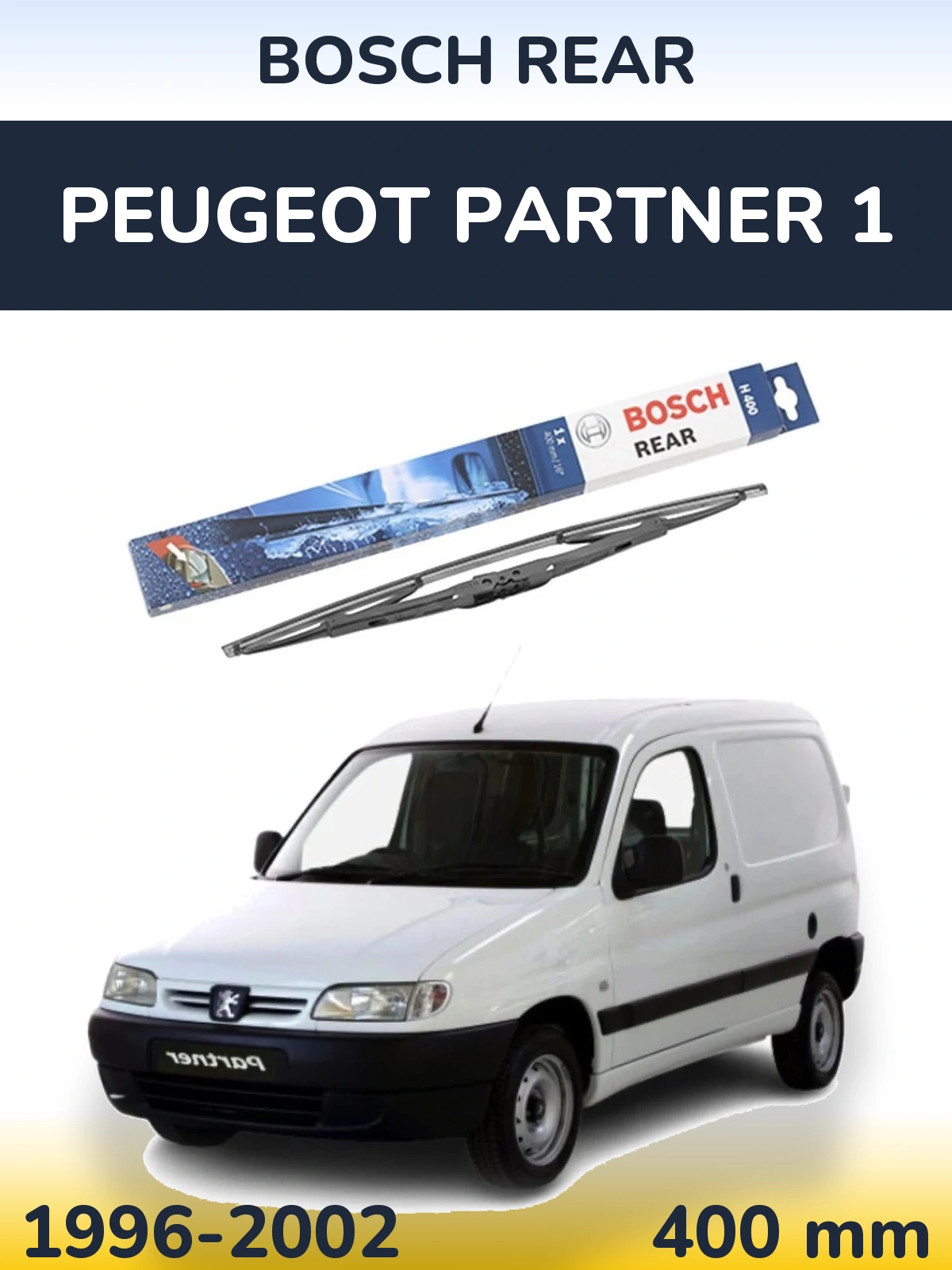 Tylna wycieraczka BOSCH Rear 400 mm do Peugeot Partner 1 1996-2002