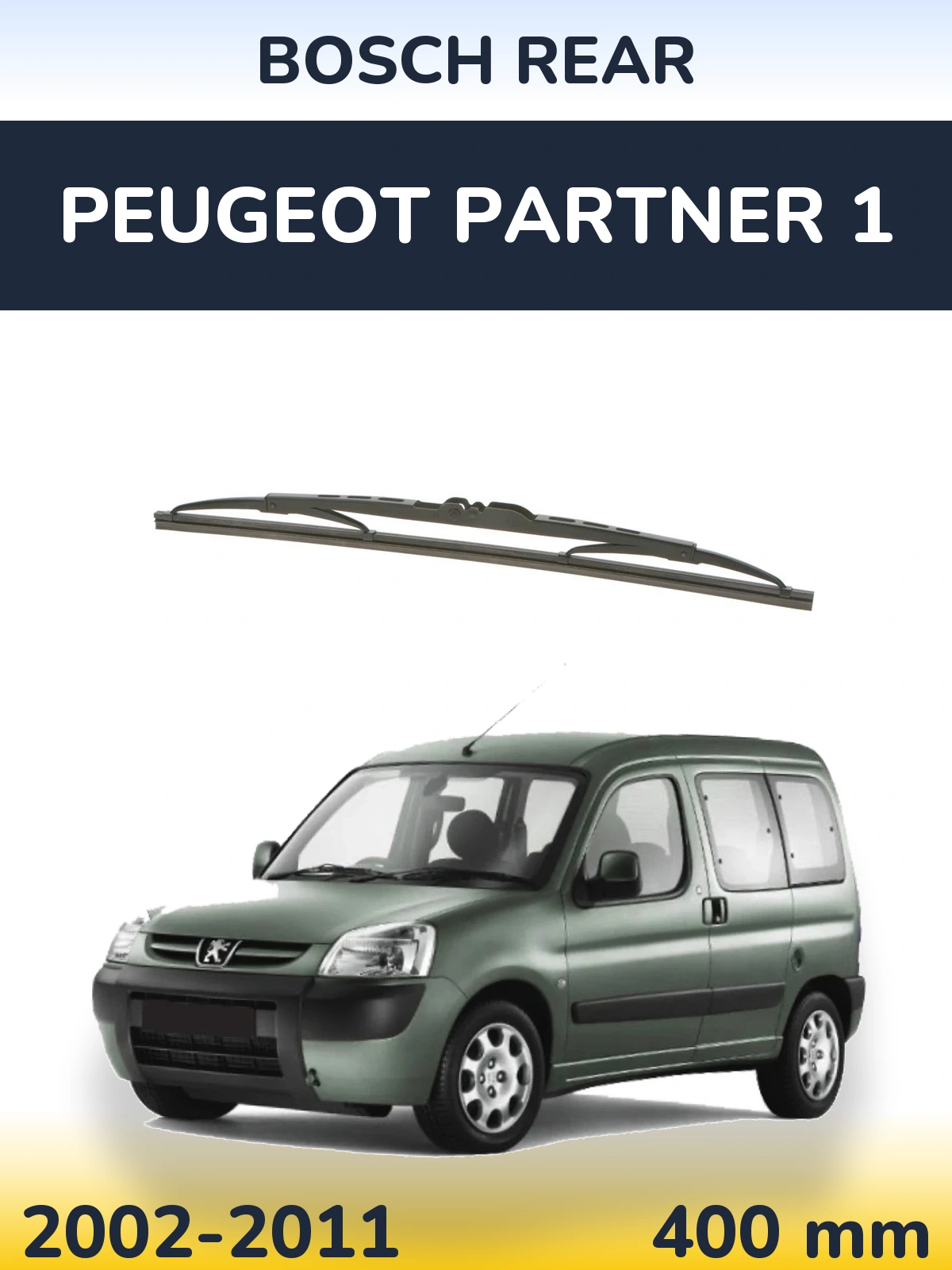 Tylna wycieraczka BOSCH Rear 400 mm do Peugeot Partner 1 2002-2011