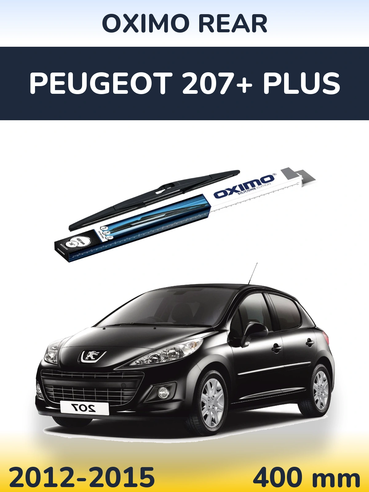 Tylna wycieraczka Oximo Rear 400 mm do Peugeot 207+ Plus 2012-2015