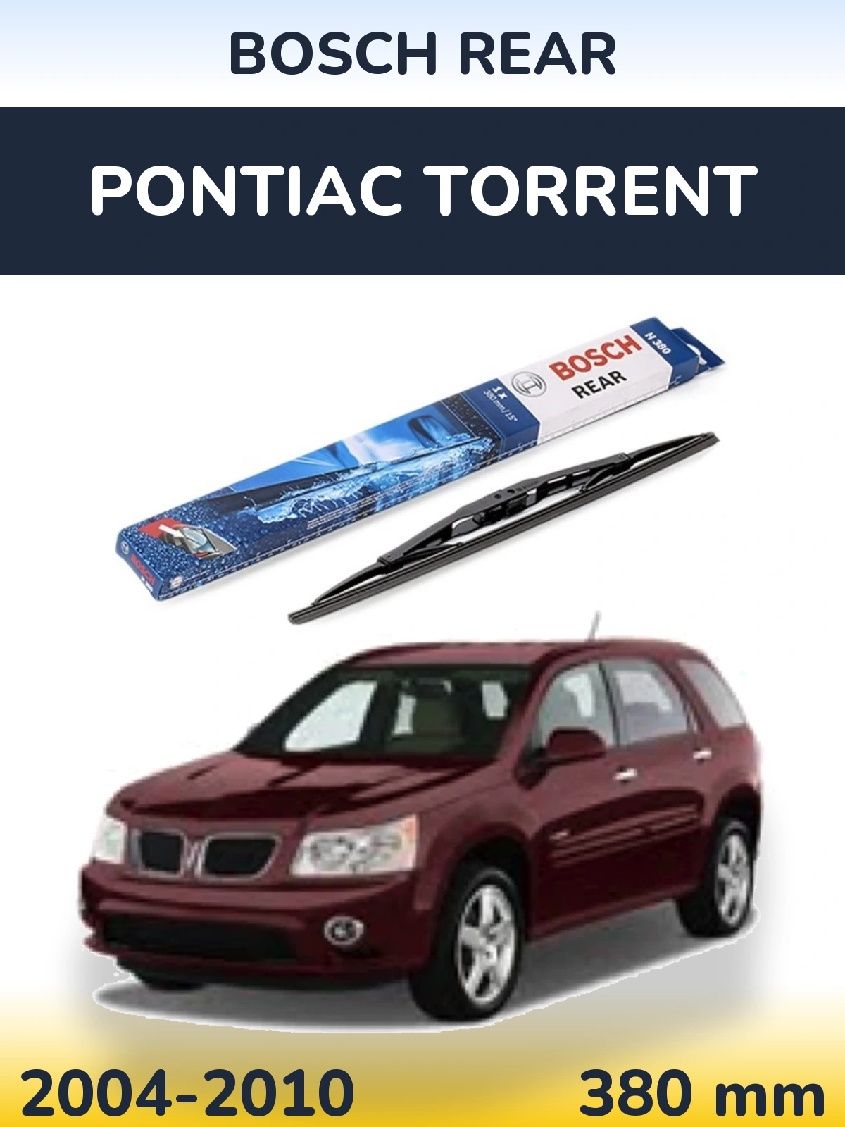 Tylna wycieraczka BOSCH Rear 380 mm do Pontiac Torrent 2004-2010