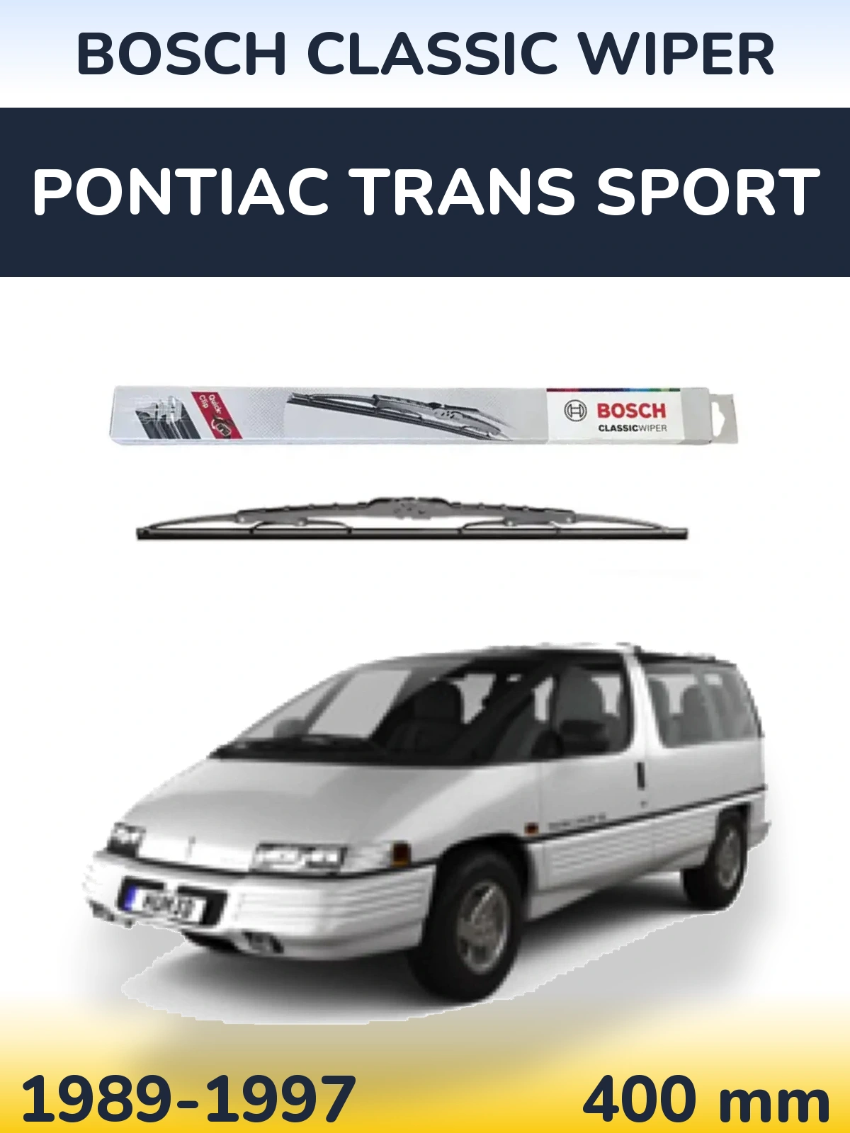 Tylna wycieraczka BOSCH Classic Wiper 400 mm do Pontiac Trans Sport 1989-1997