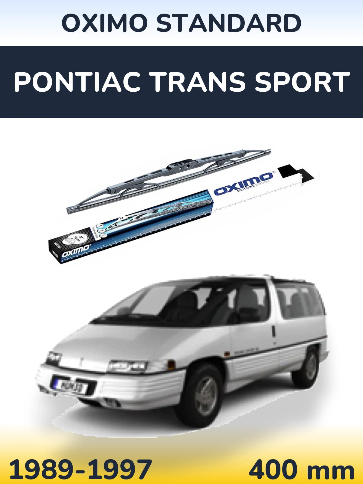 Задний дворник Oximo Standard 400 мм для Pontiac Trans Sport 1989-1997
