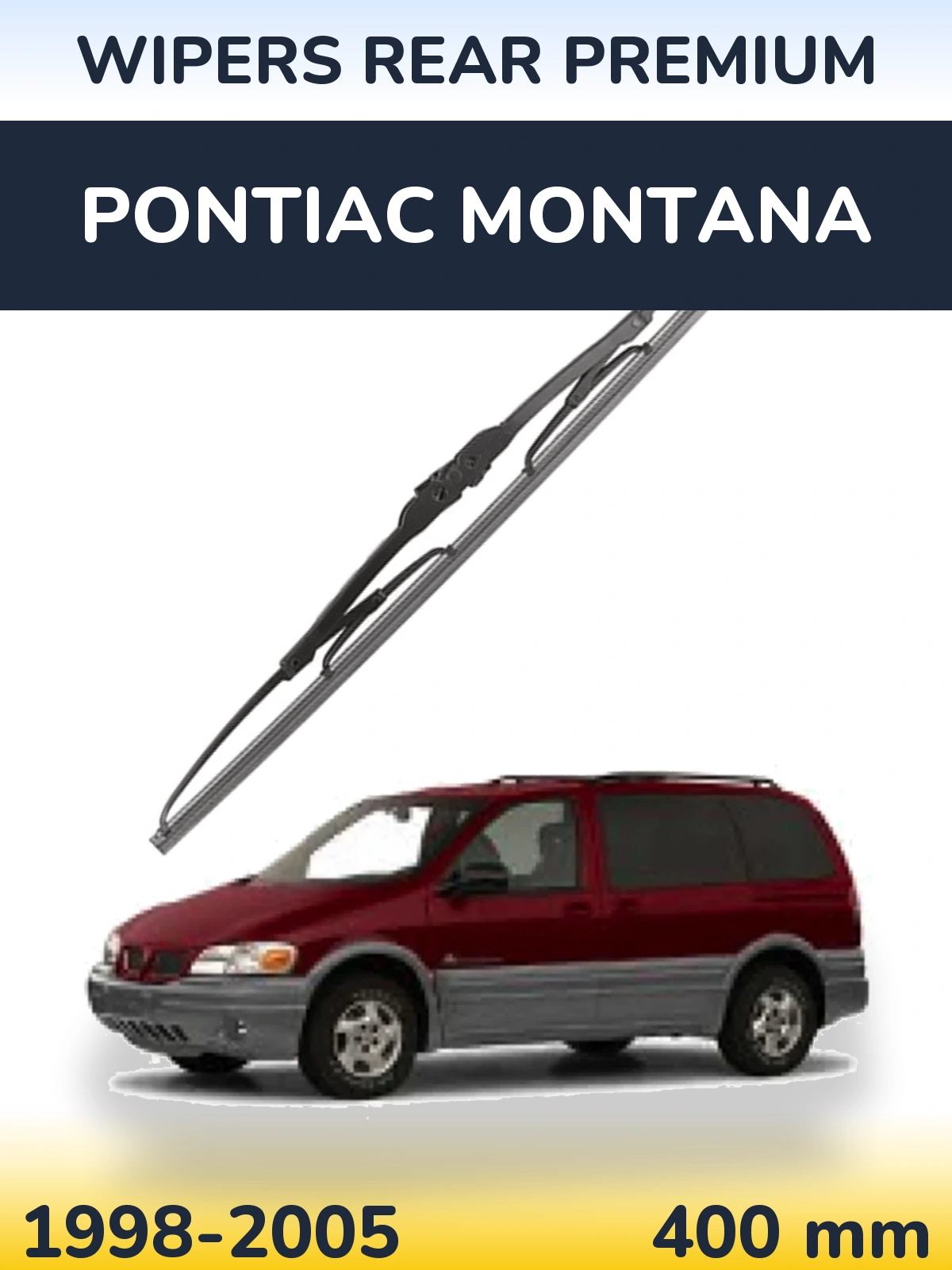 Tylna wycieraczka WIPERS REAR PREMIUM 400 mm do Pontiac Montana 1998-2005