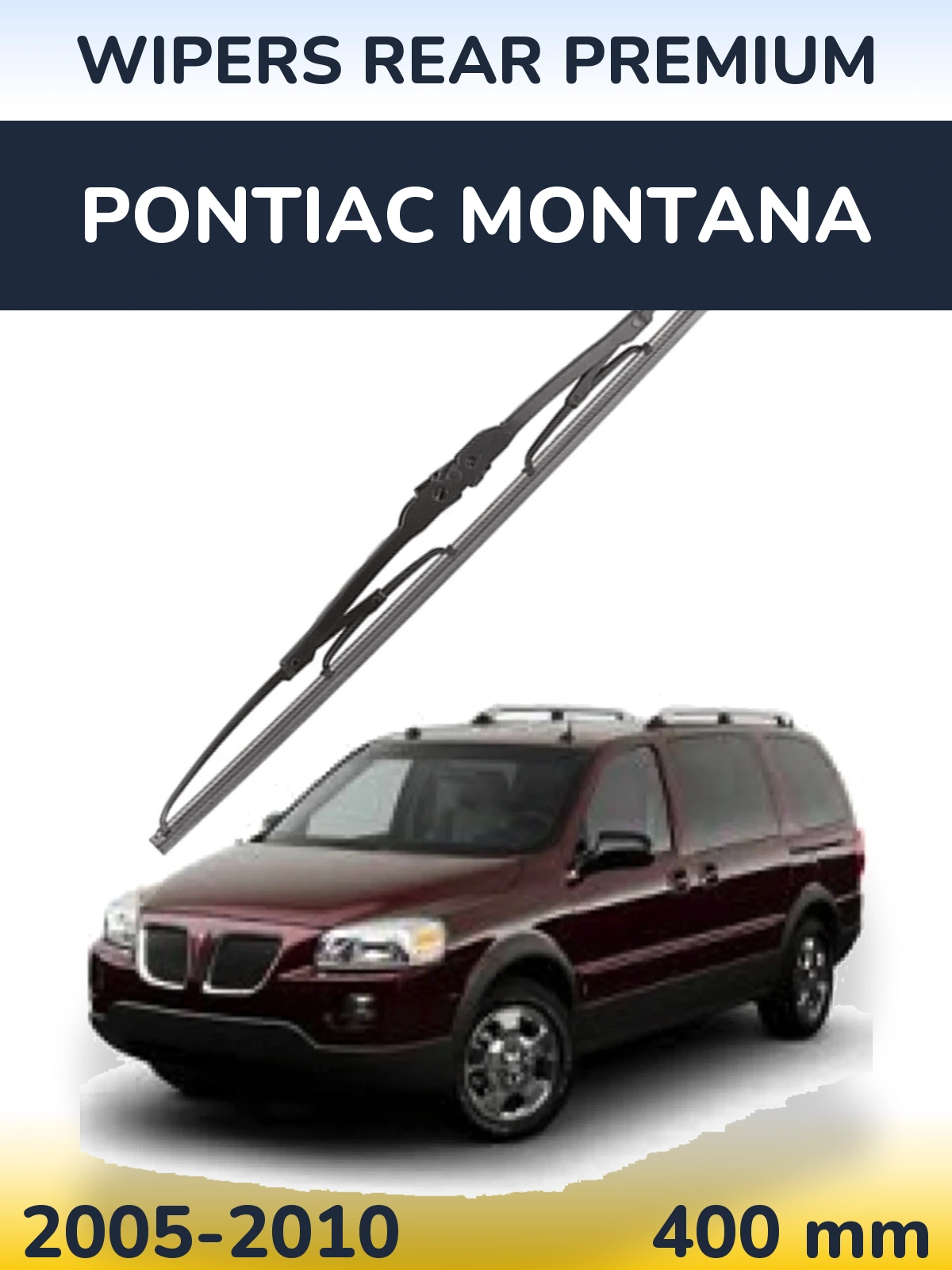 Tylna wycieraczka WIPERS REAR PREMIUM 400 mm do Pontiac Montana 2005-2010