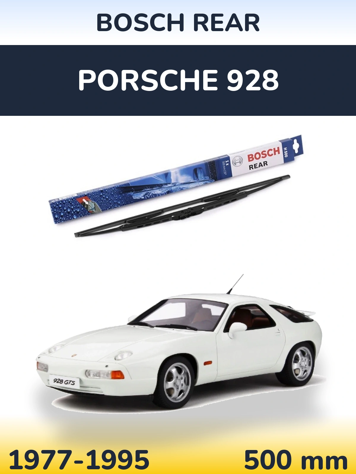 Tylna wycieraczka BOSCH Rear 500 mm do Porsche 928 1977-1995