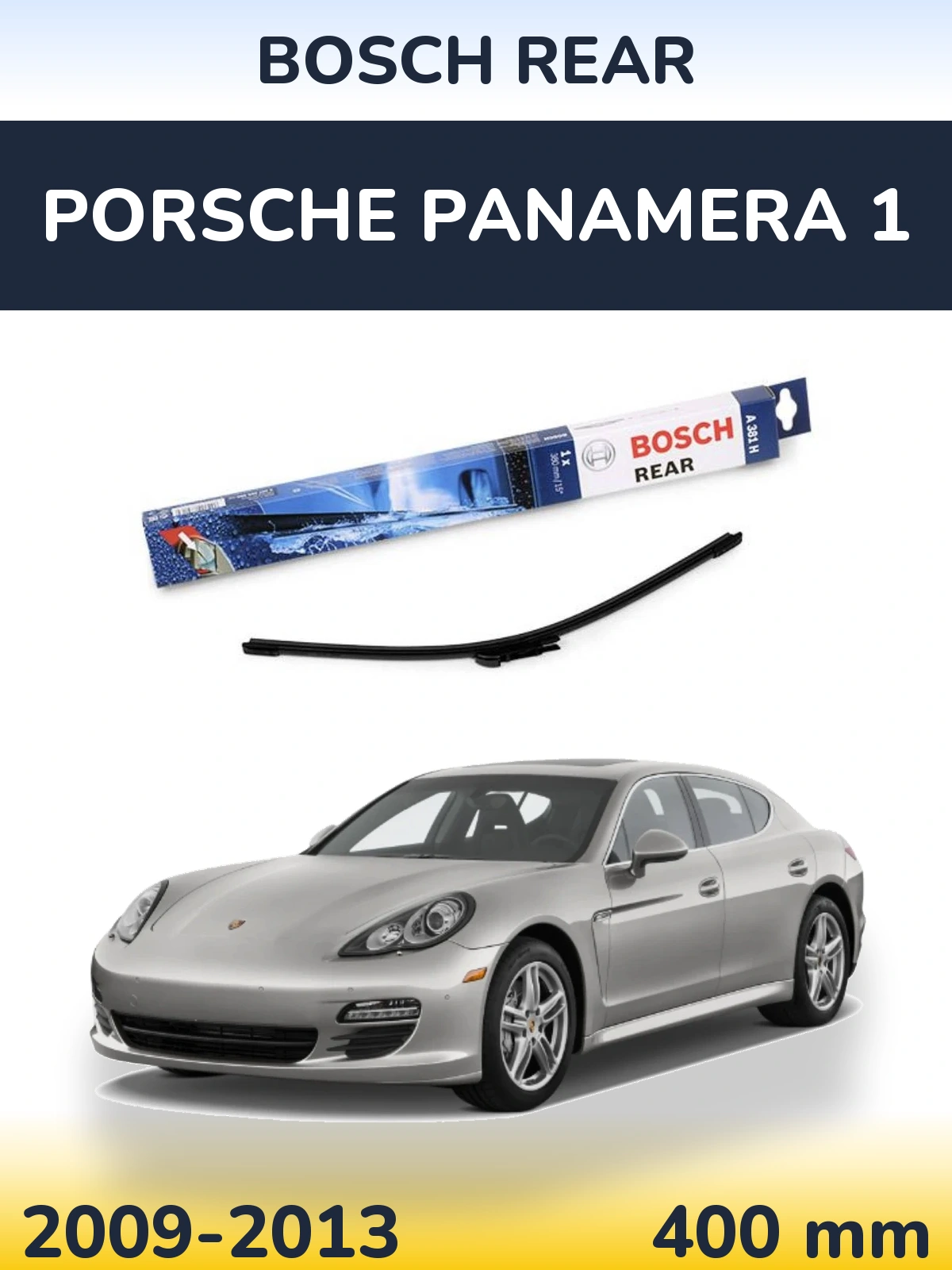 Tylna wycieraczka BOSCH Rear 380 mm do Porsche Panamera 1 2009-2013