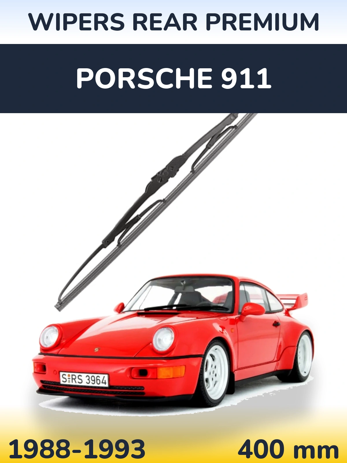 Tylna wycieraczka WIPERS REAR PREMIUM 400 mm do Porsche 911 1988-1993