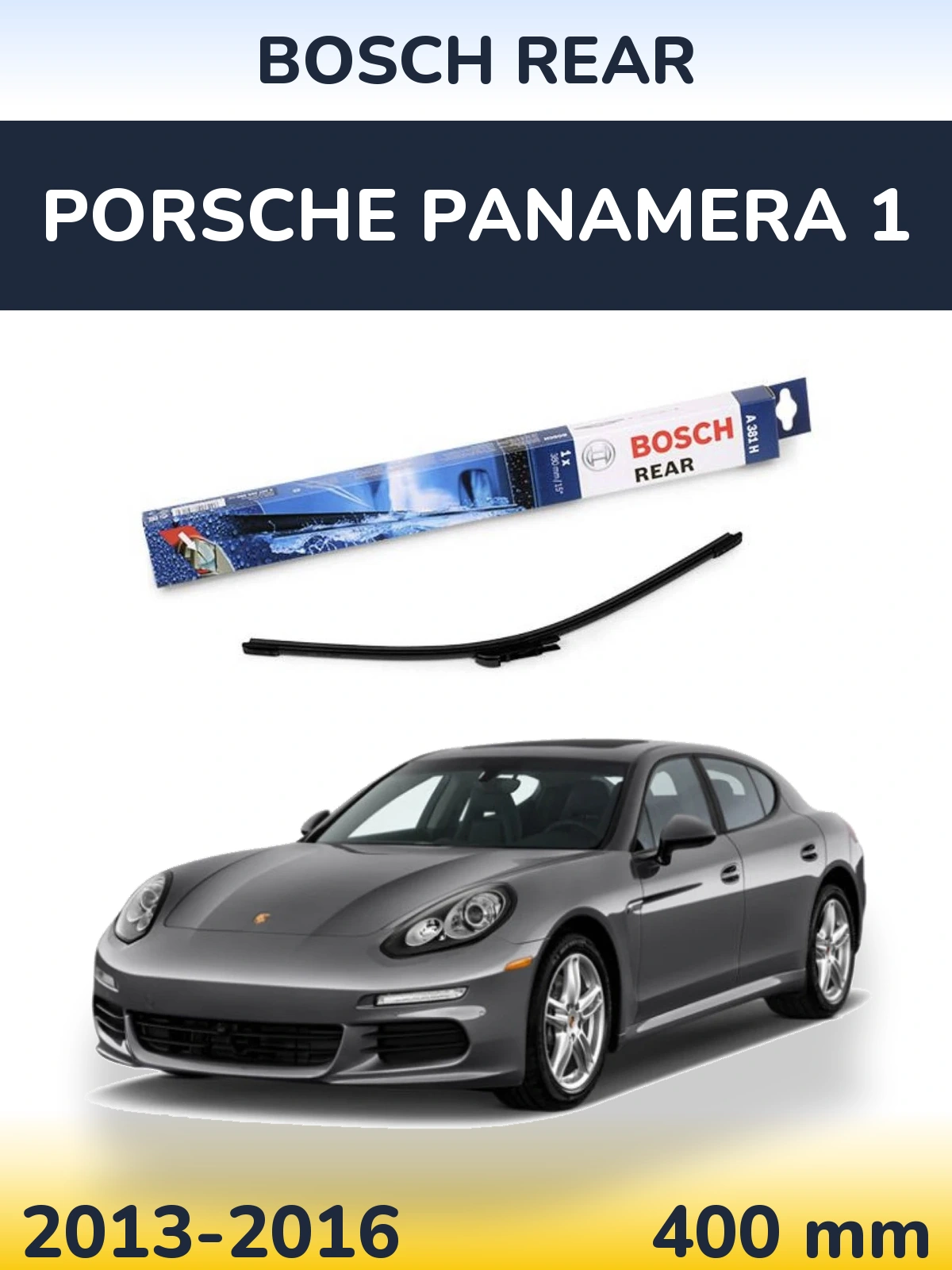 Tylna wycieraczka BOSCH Rear 380 mm do Porsche Panamera 1 2013-2016