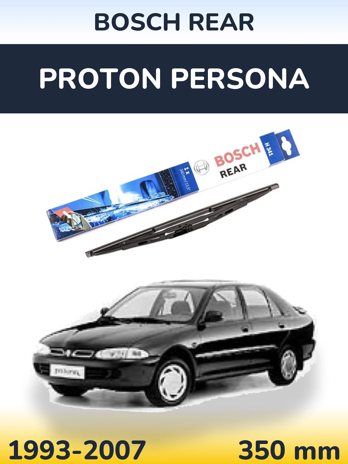 Tylna wycieraczka BOSCH Rear 340 mm do Proton Persona 1993-2007