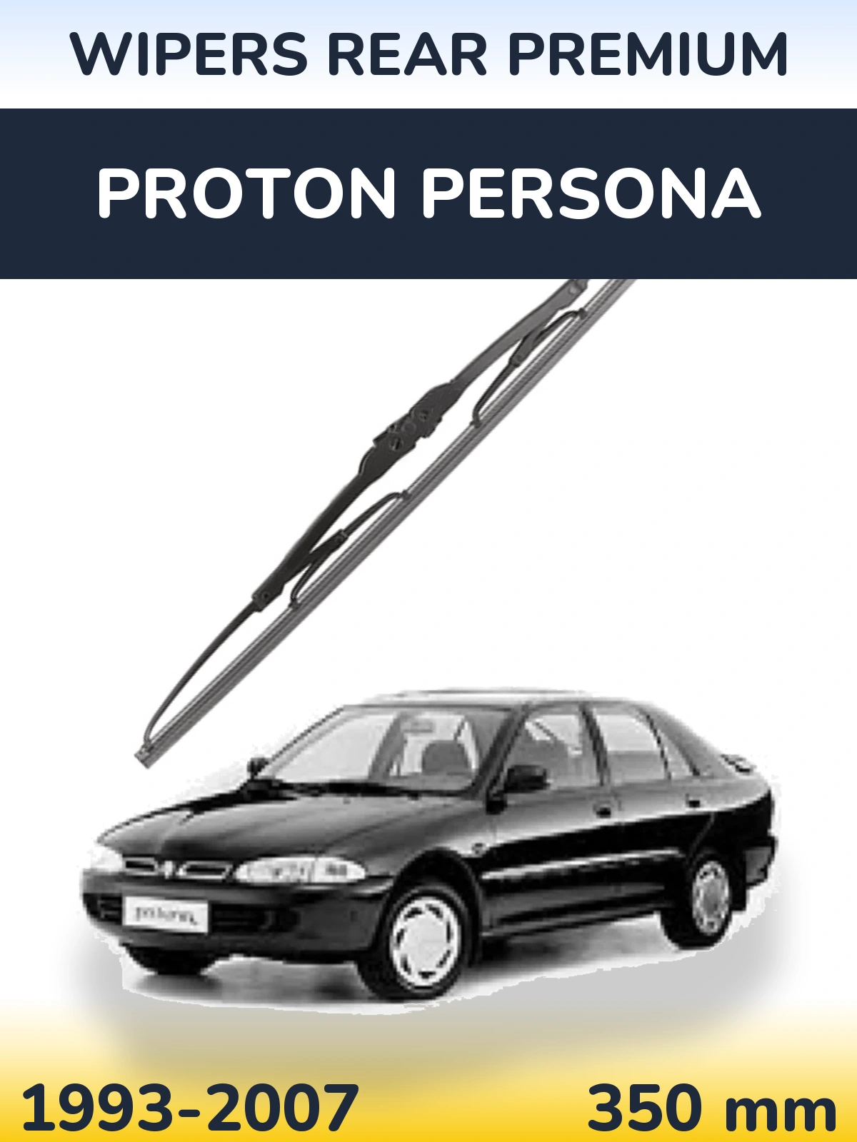 Tylna wycieraczka WIPERS REAR PREMIUM 350 mm do Proton Persona 1993-2007