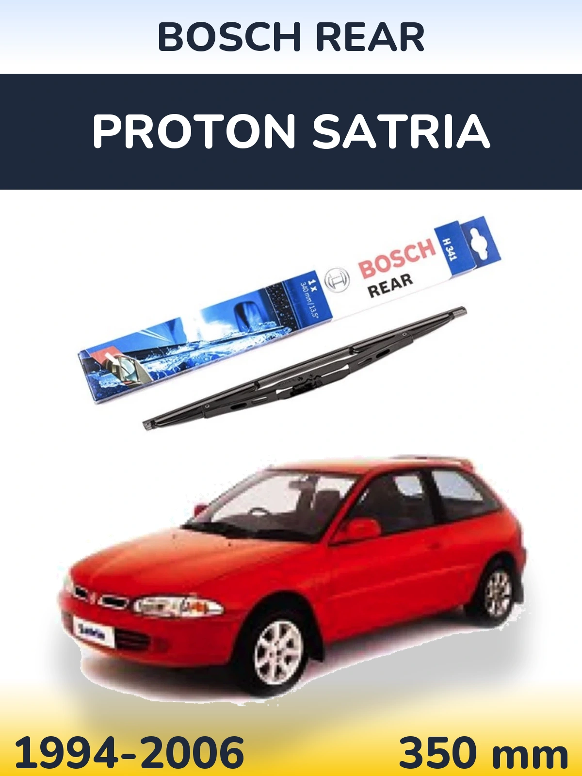 Tylna wycieraczka BOSCH Rear 340 mm do Proton Satria 1994-2006