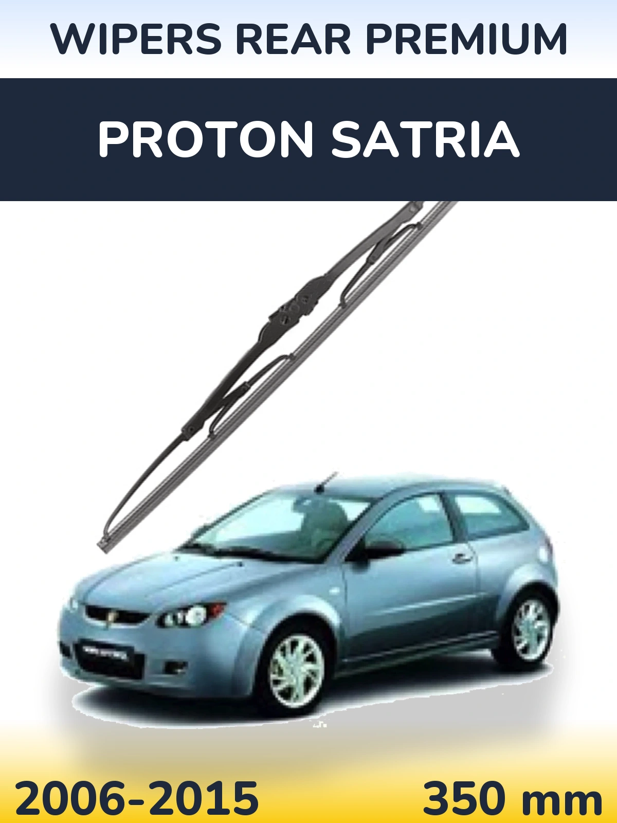 Tylna wycieraczka WIPERS REAR PREMIUM 350 mm do Proton Satria 2006-2015