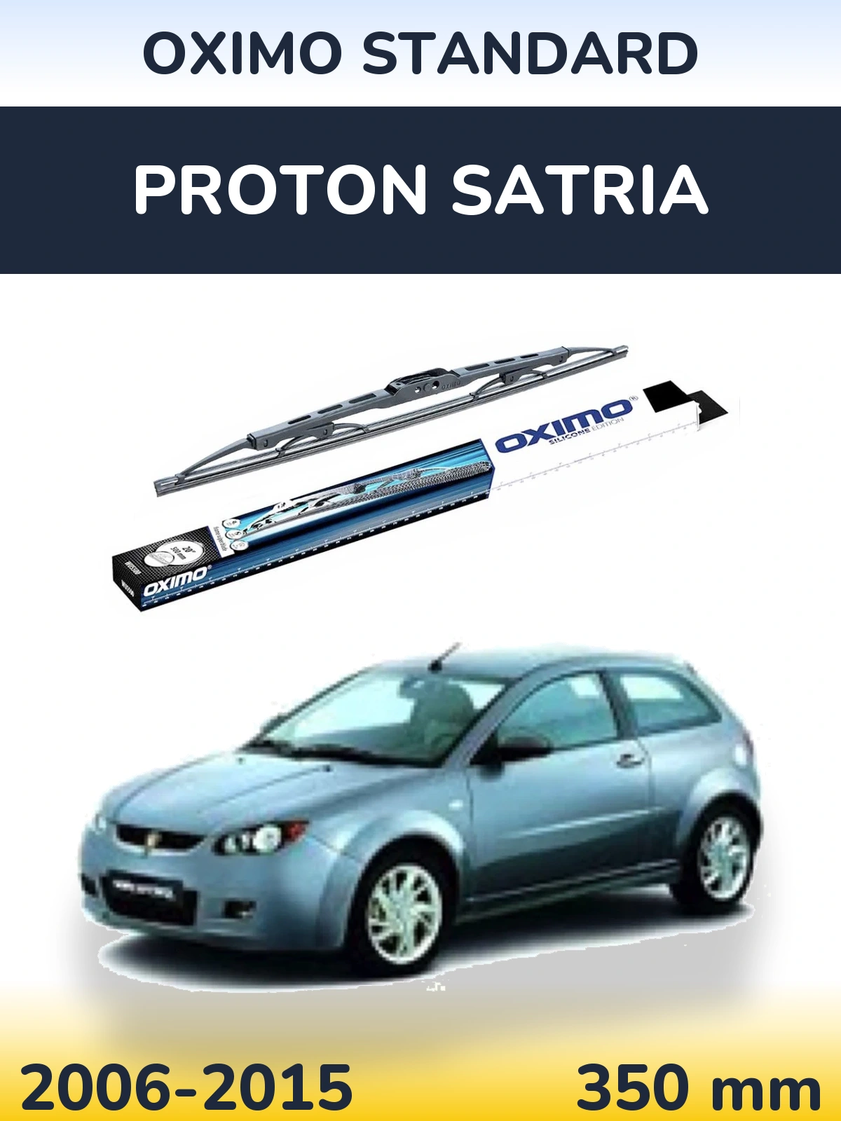 Tylna wycieraczka Oximo Standard 350 mm do Proton Satria 2006-2015
