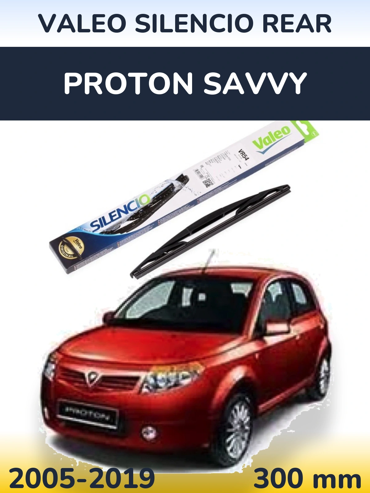 Tylna wycieraczka Valeo Silencio Rear 300 mm do Proton Savvy 2005-2019