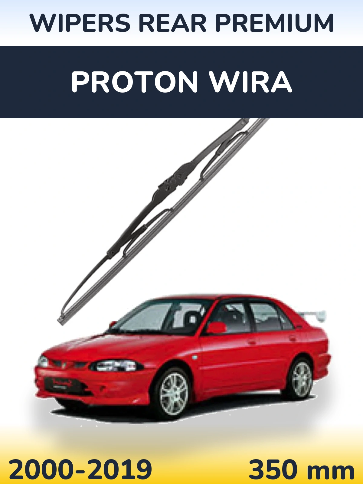 Tylna wycieraczka WIPERS REAR PREMIUM 350 mm do Proton Wira 2000-2019