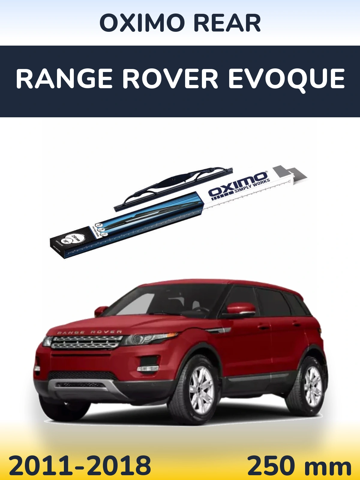 Tylna wycieraczka Oximo Rear 250 mm do Range Rover Evoque 2011-2018