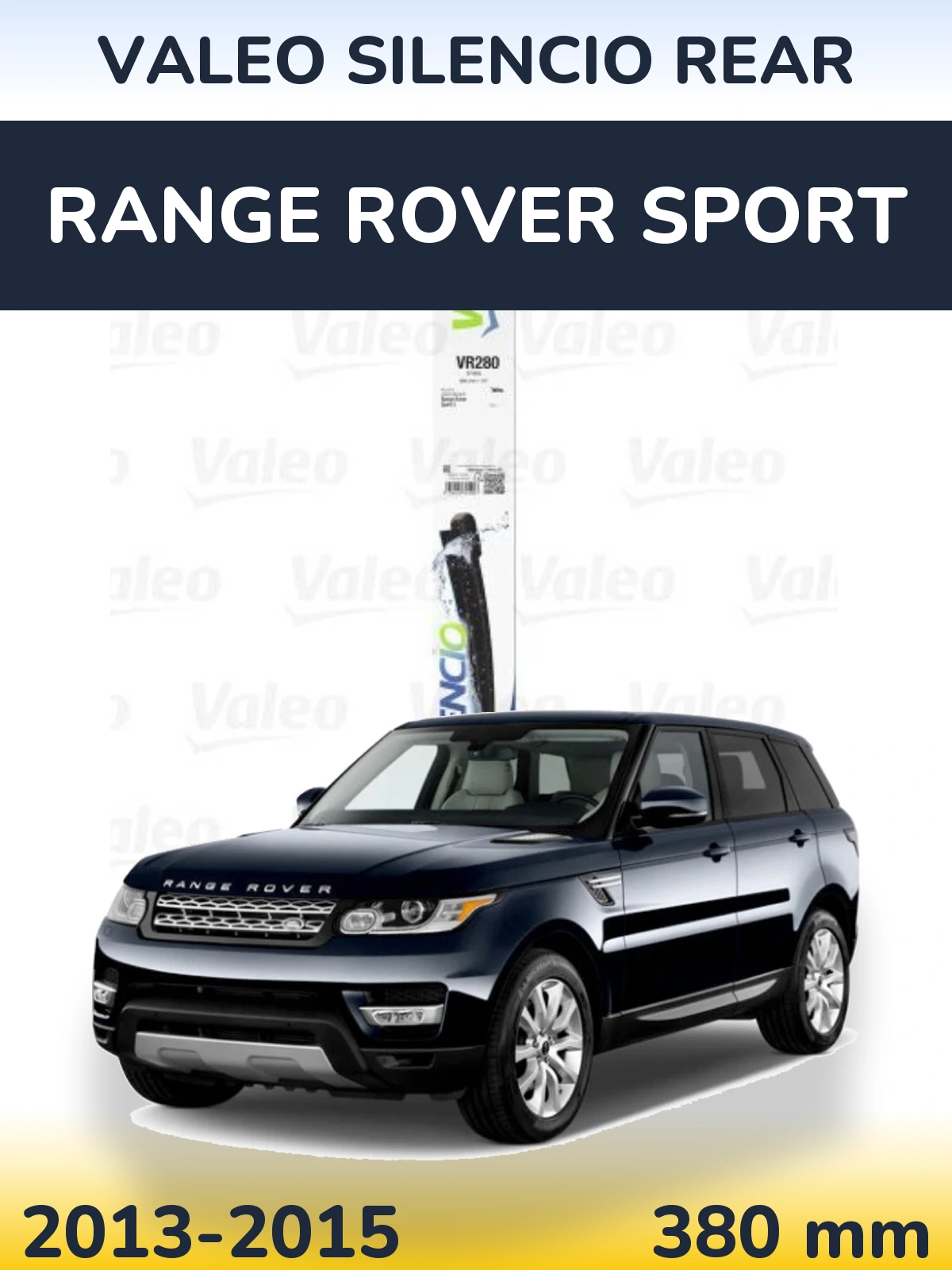 Tylna wycieraczka Valeo Silencio Rear 380 mm do Range Rover Sport 2013-2015