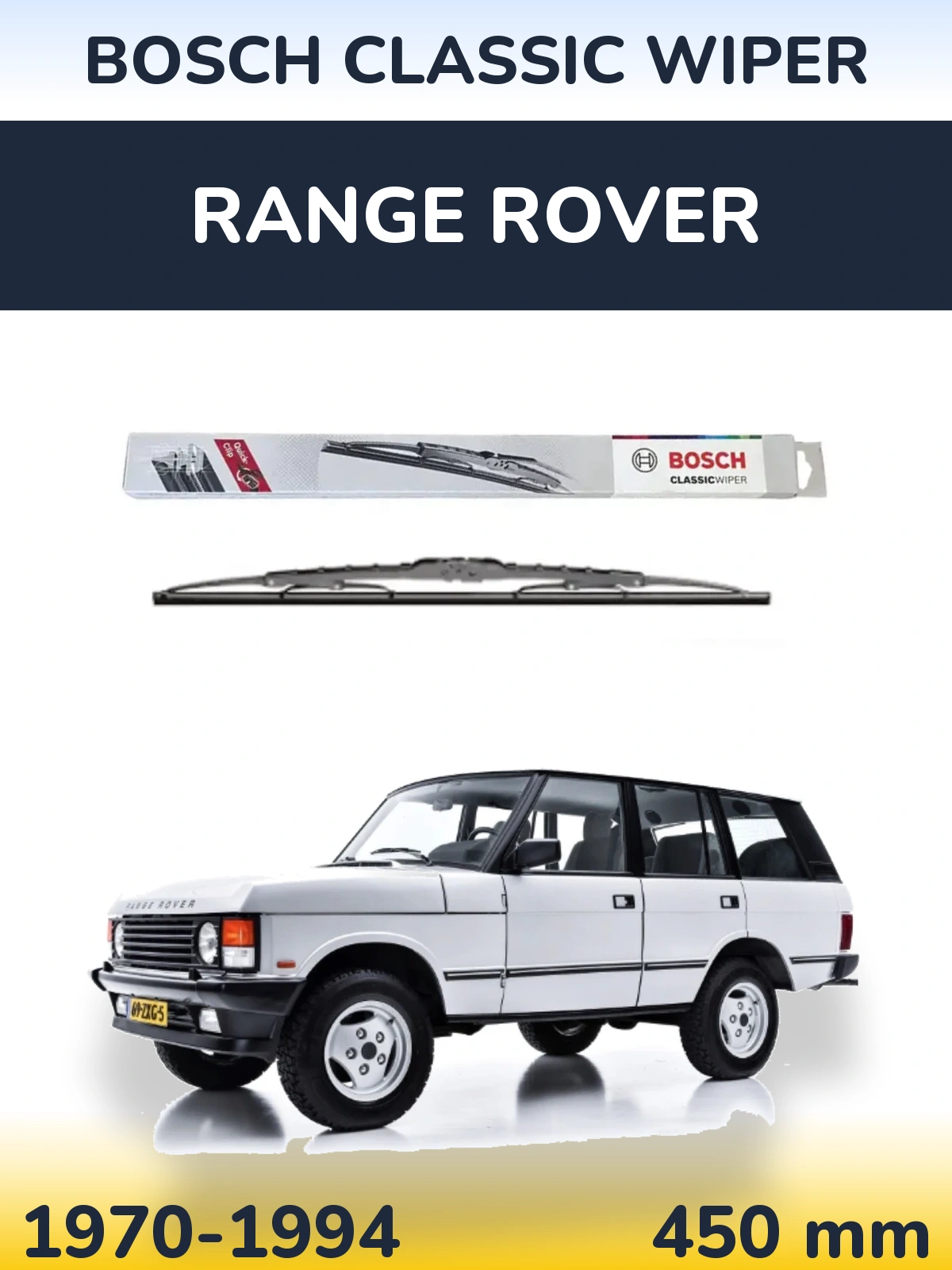 Tylna wycieraczka BOSCH Classic Wiper 450 mm do Range Rover  1970-1994