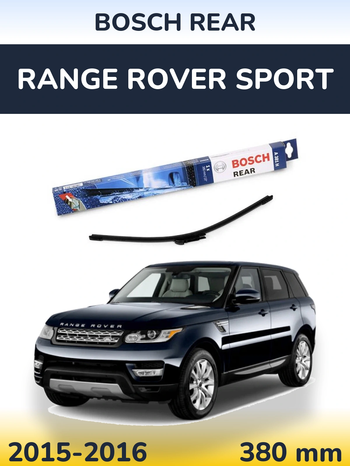 Tylna wycieraczka BOSCH Rear 380 mm do Range Rover Sport 2015-2016