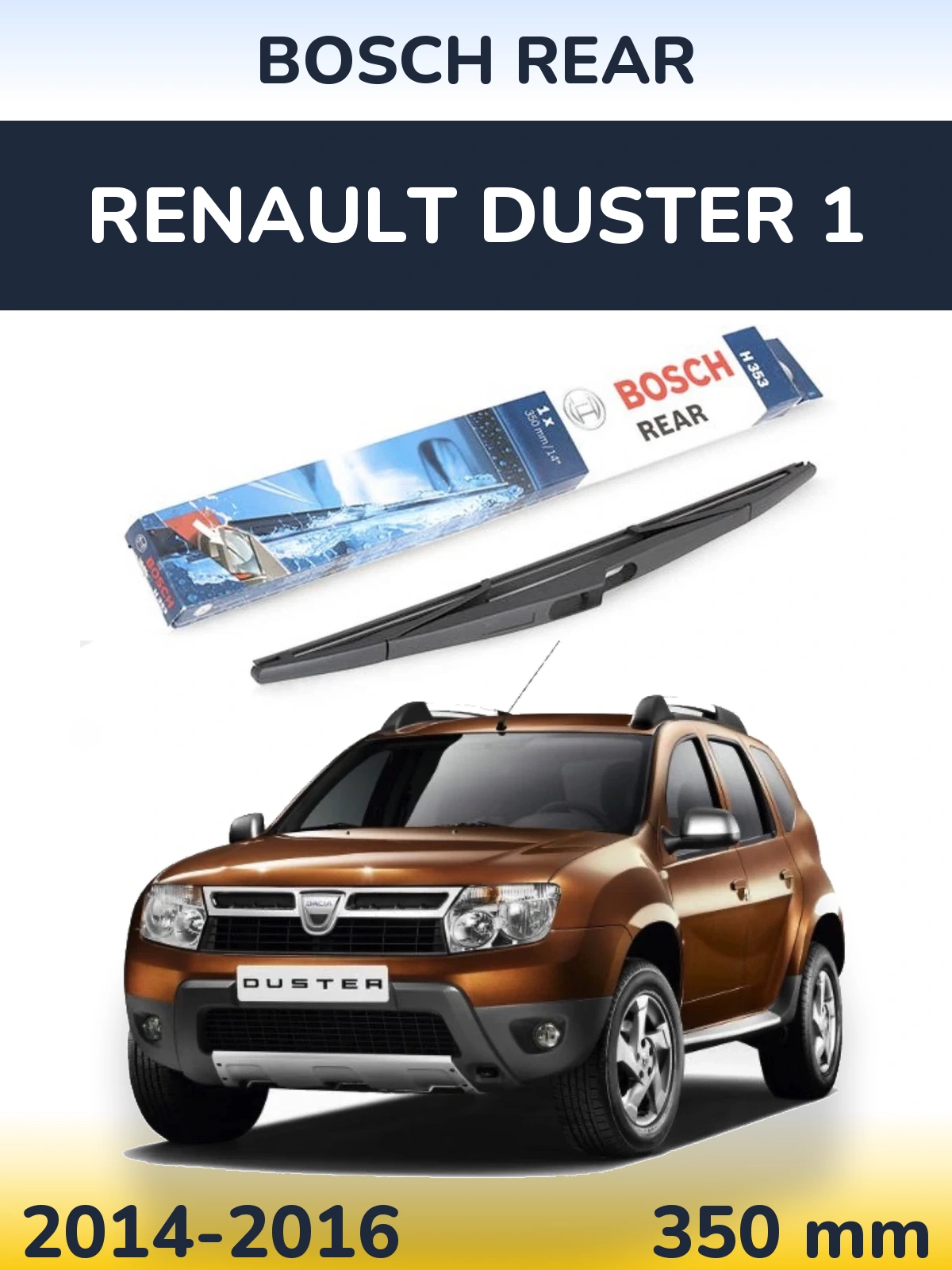 Tylna wycieraczka BOSCH Rear 350 mm do Renault Duster 1 2014-2016