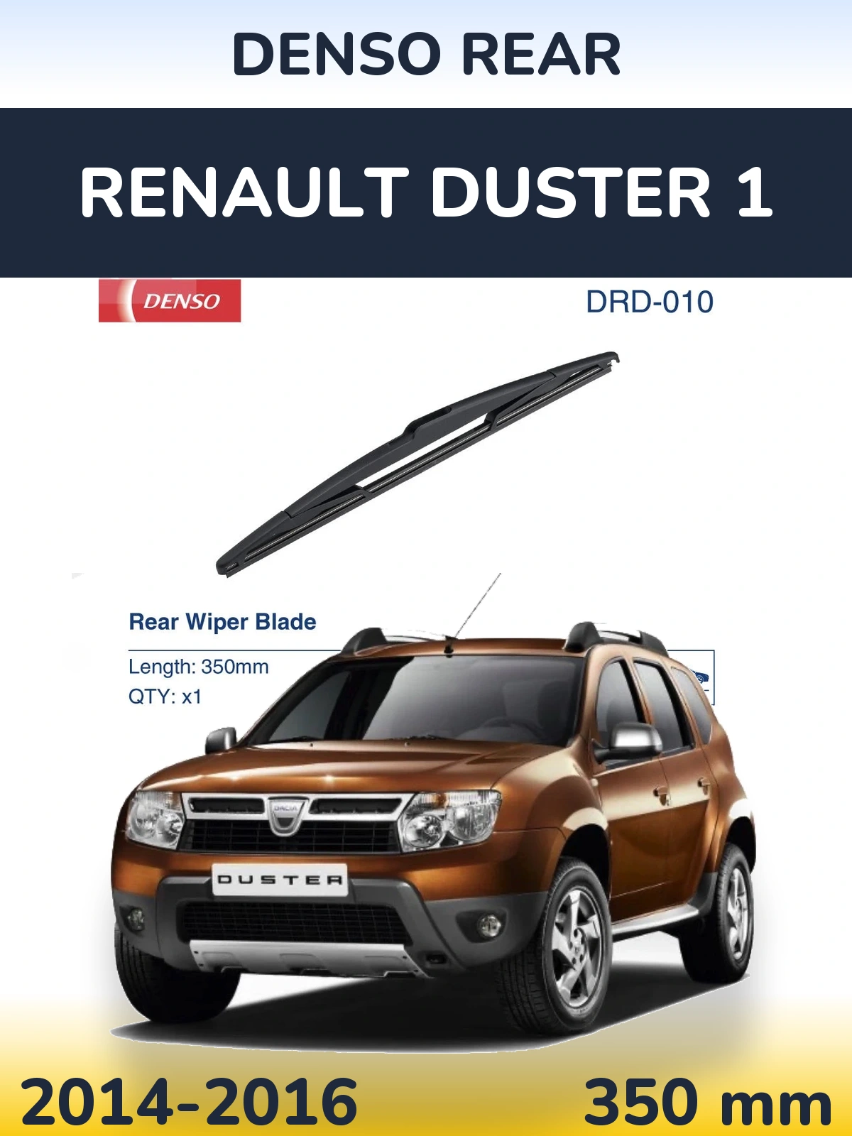Tylna wycieraczka Denso Rear 350 mm do Renault Duster 1 2014-2016