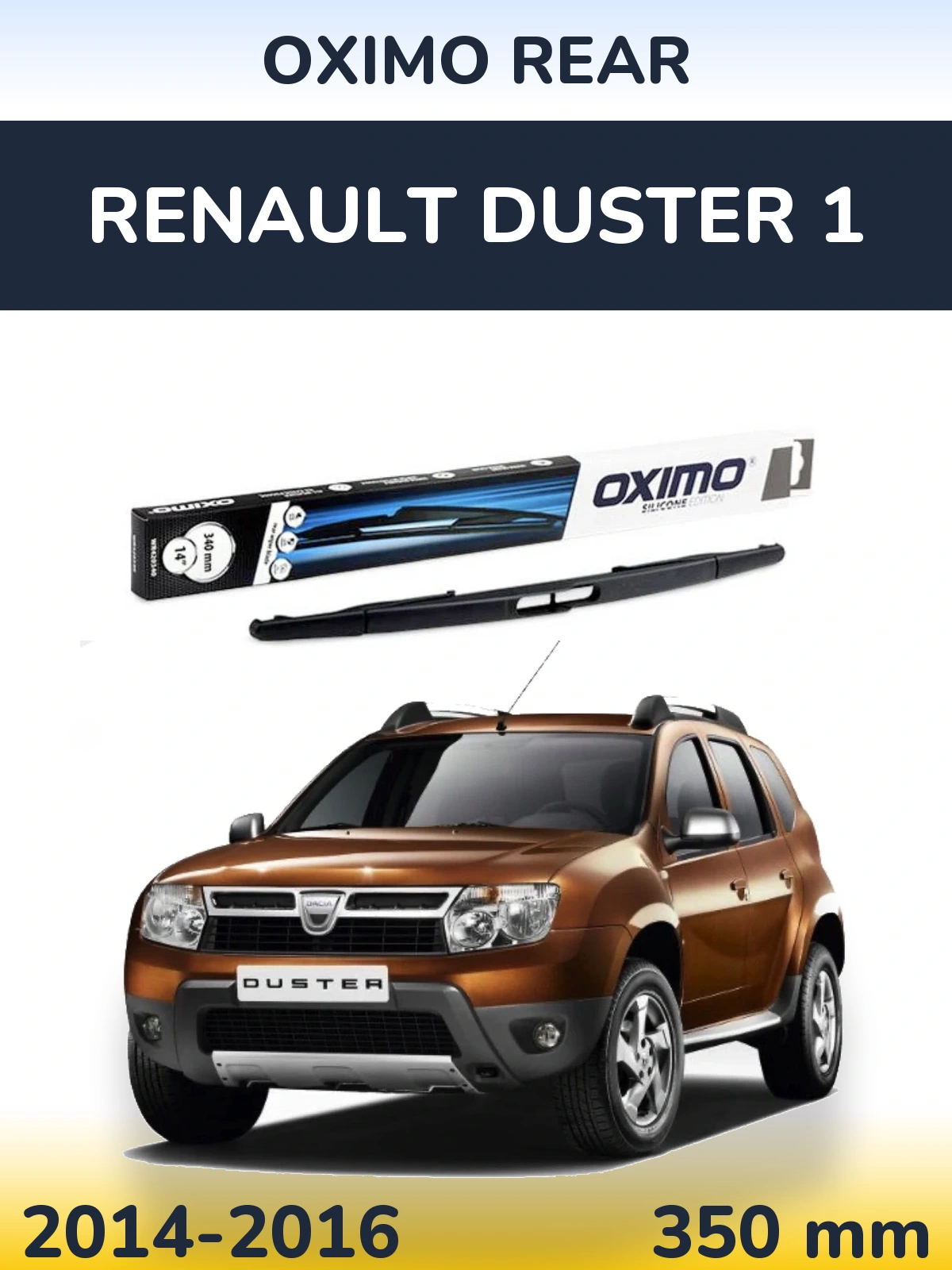 Tylna wycieraczka Oximo Rear 350 mm do Renault Duster 1 2014-2016