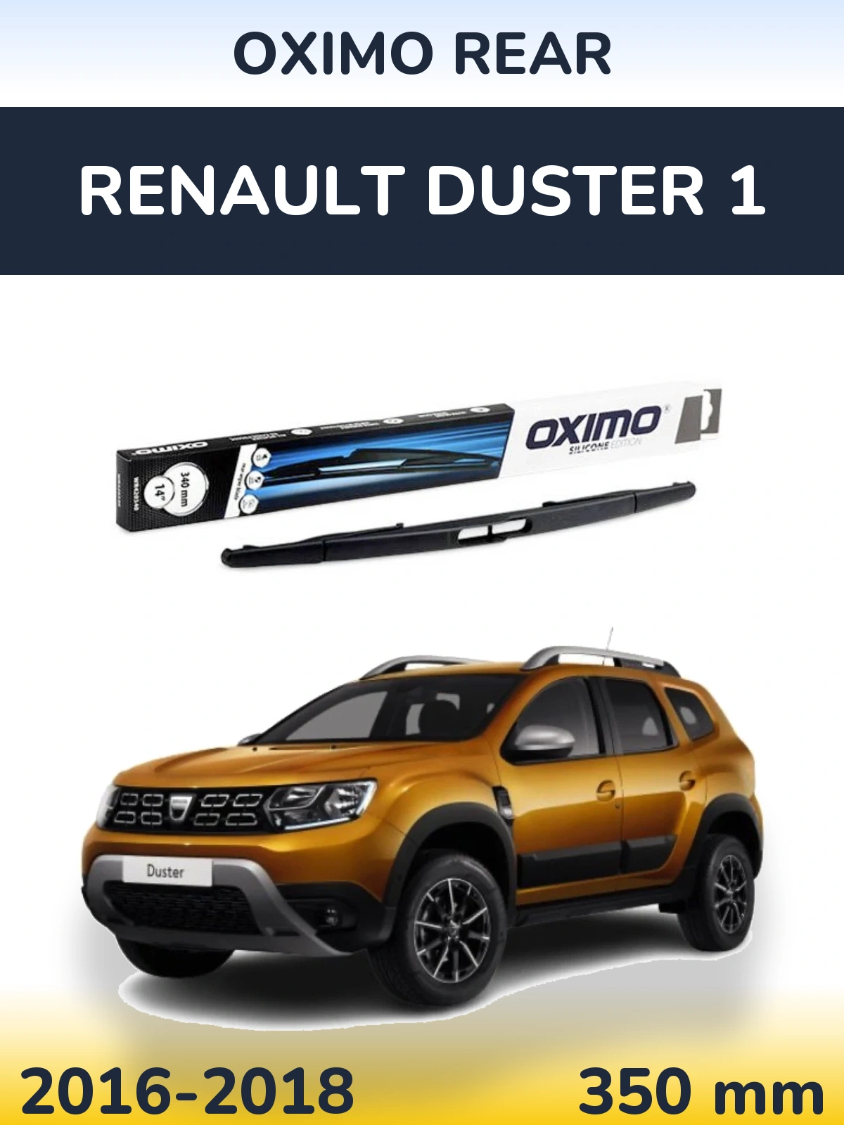 Tylna wycieraczka Oximo Rear 350 mm do Renault Duster 1 2016-2018
