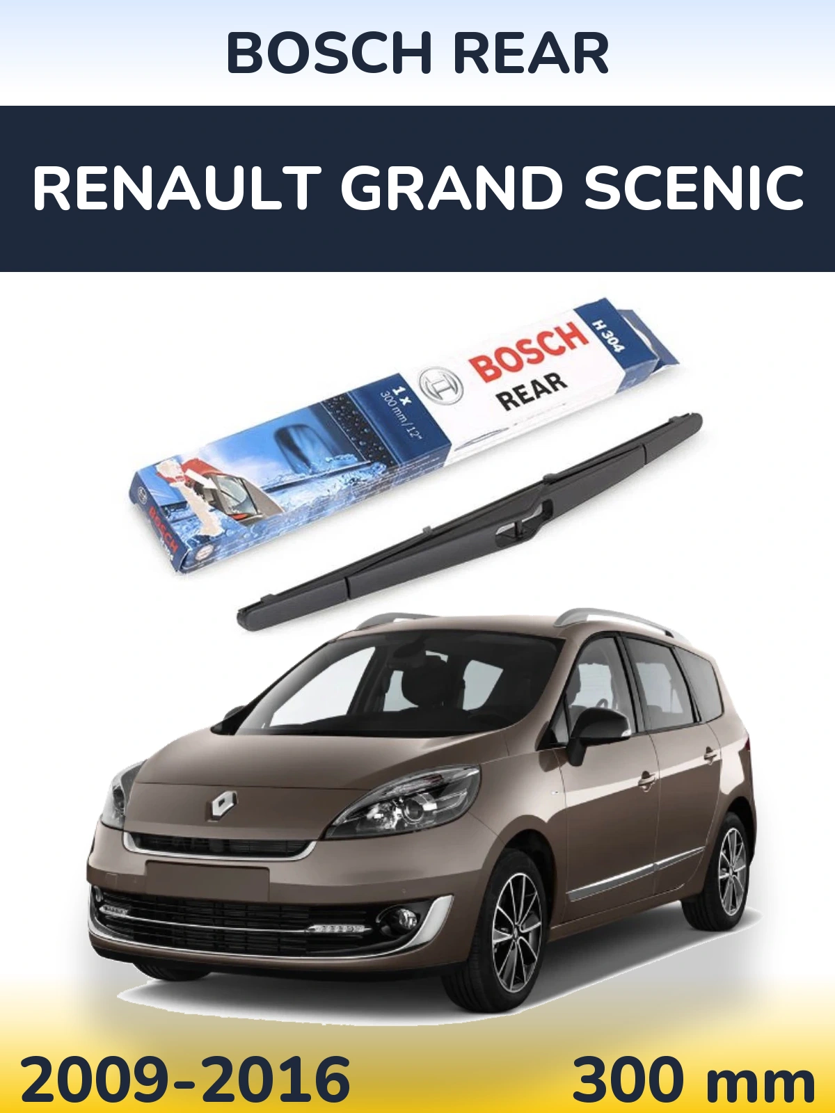 Tylna wycieraczka BOSCH Rear 300 mm do Renault Grand Scenic 2009-2016