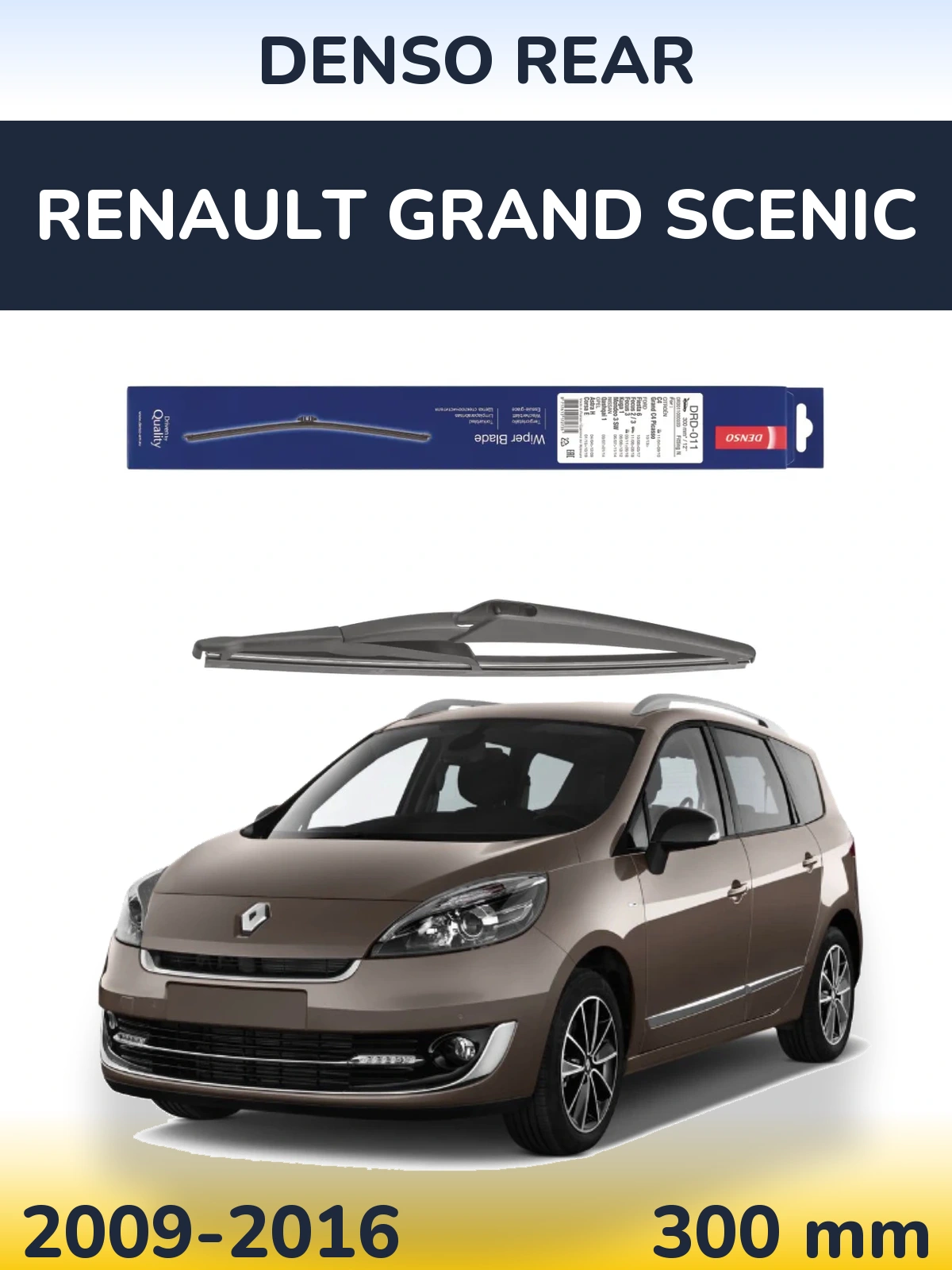 Tylna wycieraczka Denso Rear 300 mm do Renault Grand Scenic 2009-2016