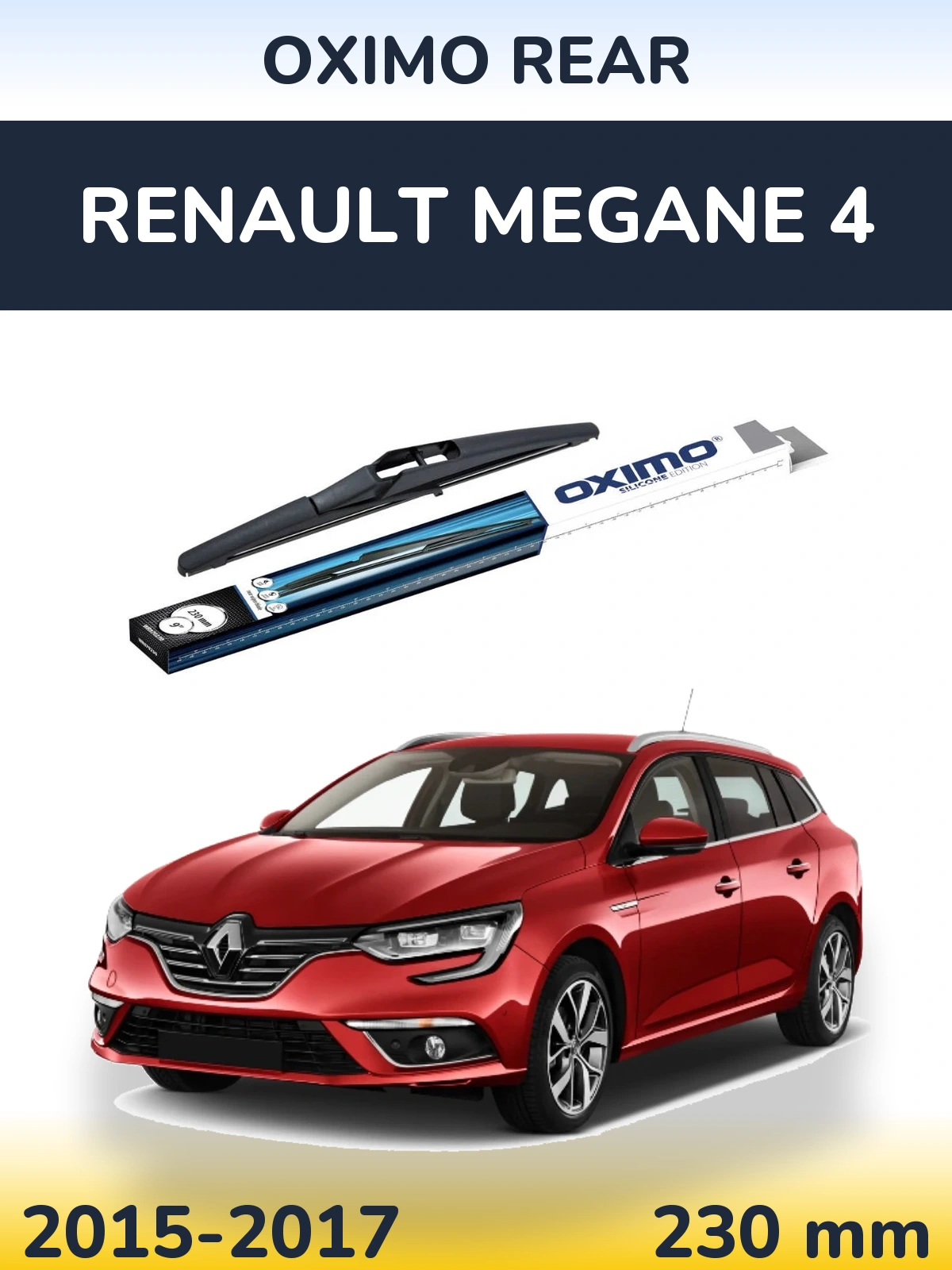 Tylna wycieraczka Oximo Rear 230 mm do Renault Megane 4 2015-2017