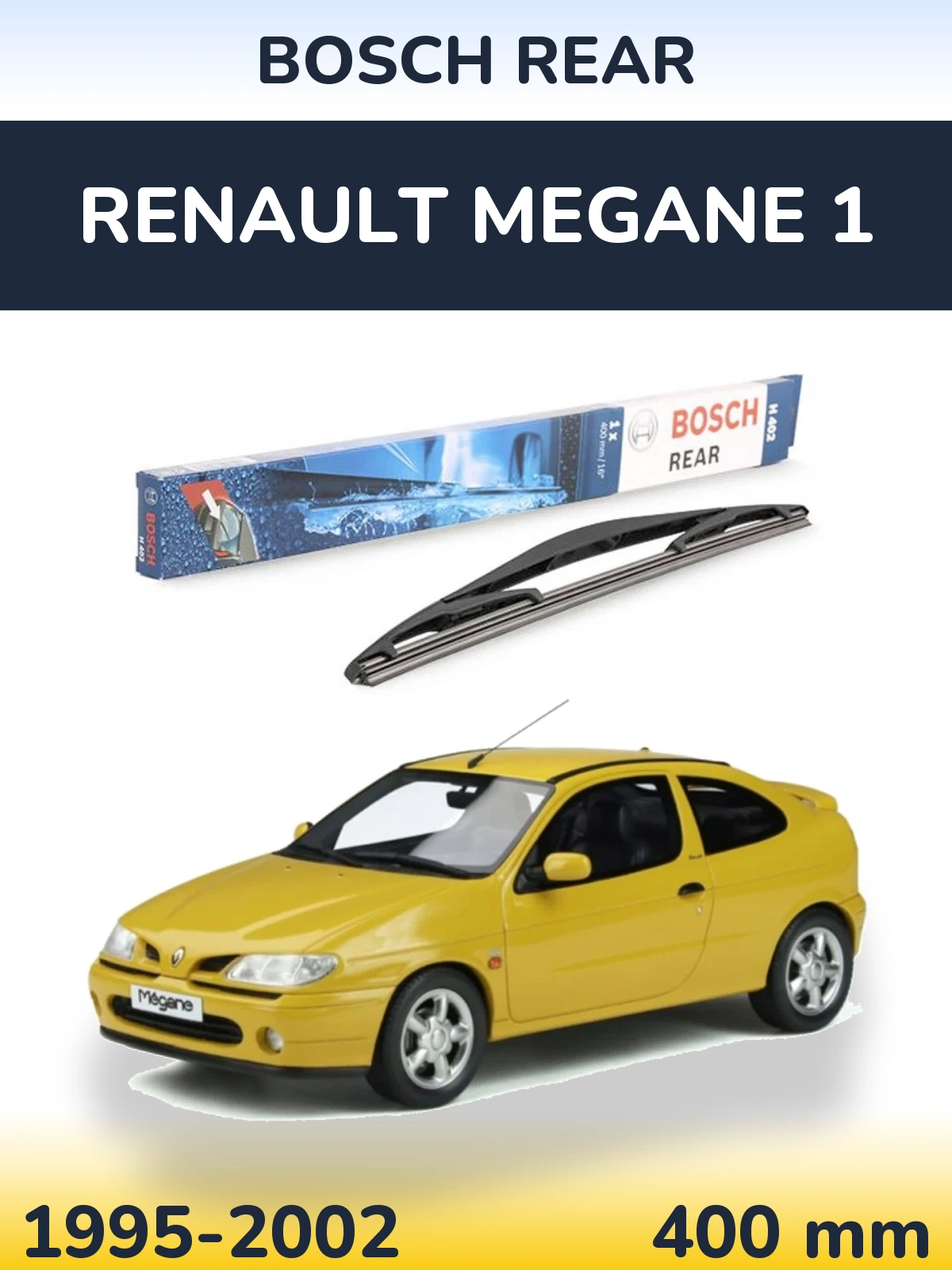 Tylna wycieraczka BOSCH Rear 400 mm do Renault Megane 1 1995-2002