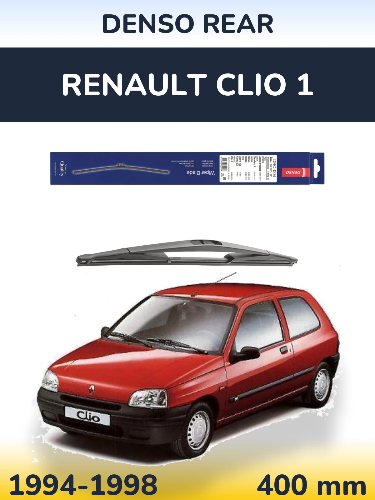 Tylna wycieraczka Denso Rear 400 mm do Renault Clio 1 1994-1998