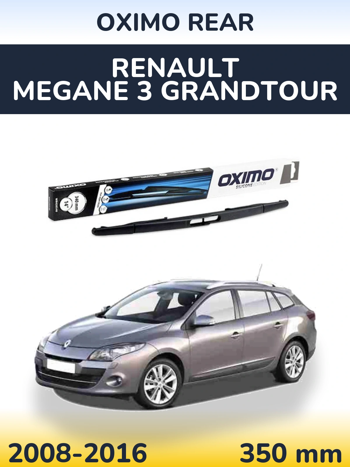 Tylna wycieraczka Oximo Rear 350 mm do Renault Megane 3 Grandtour 2008-2016