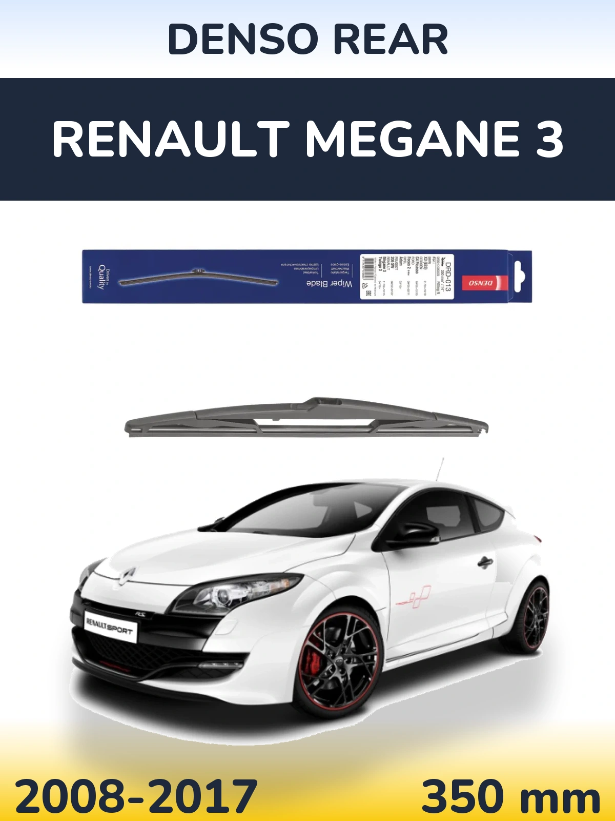 Tylna wycieraczka Denso Rear 350 mm do Renault Megane 3 2008-2017