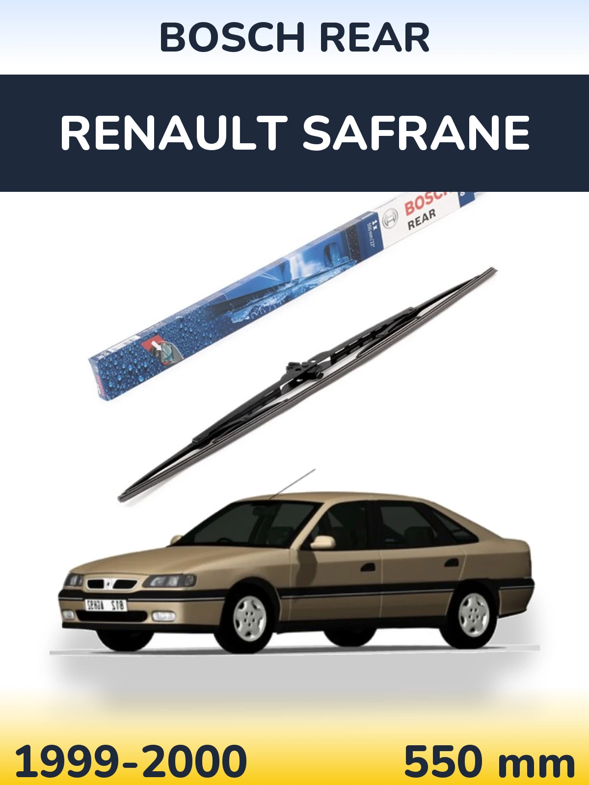 Tylna wycieraczka BOSCH Rear 550 mm do Renault Safrane 1999-2000