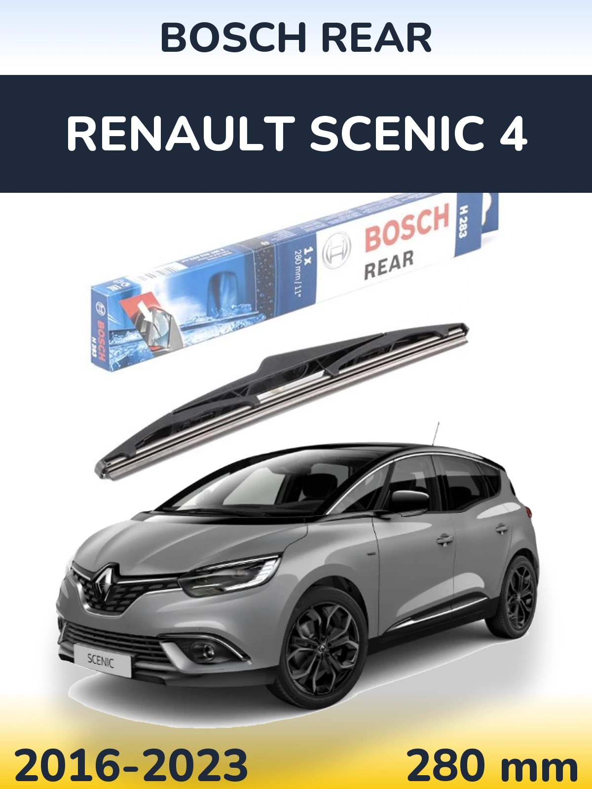 Tylna wycieraczka BOSCH Rear 280 mm do Renault Scenic 4 2016-2023