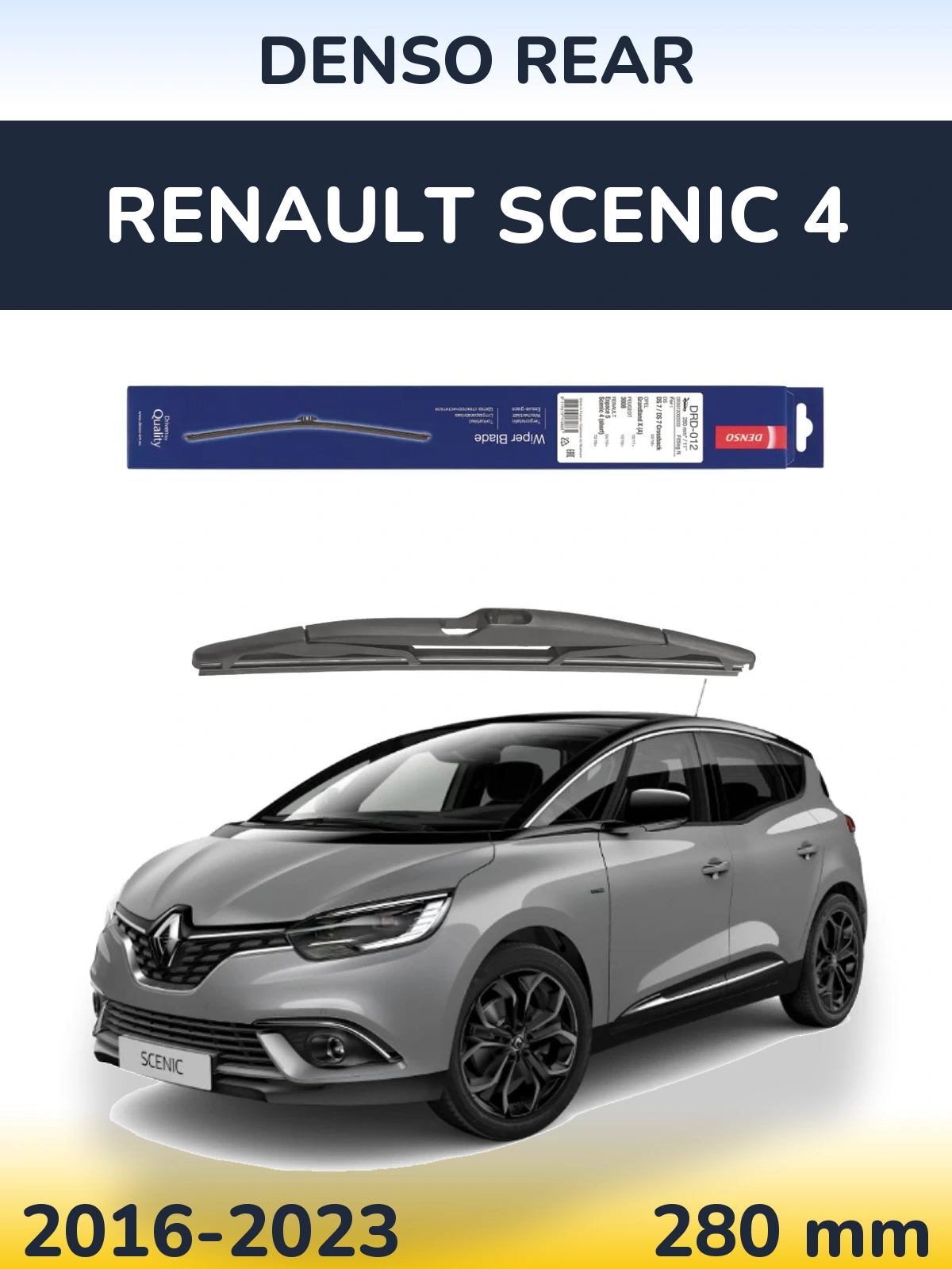 Tylna wycieraczka Denso Rear 280 mm do Renault Scenic 4 2016-2023