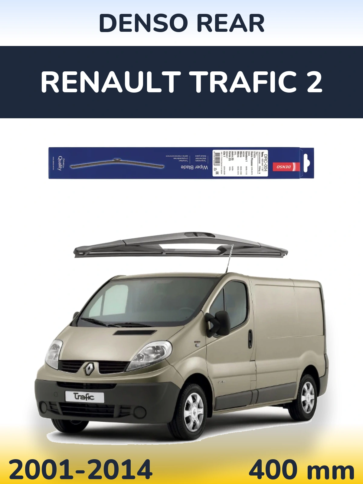 Tylna wycieraczka Denso Rear 400 mm do Renault Trafic 2 2001-2014