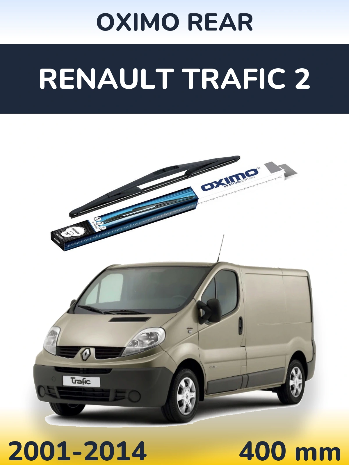 Tylna wycieraczka Oximo Rear 400 mm do Renault Trafic 2 2001-2014