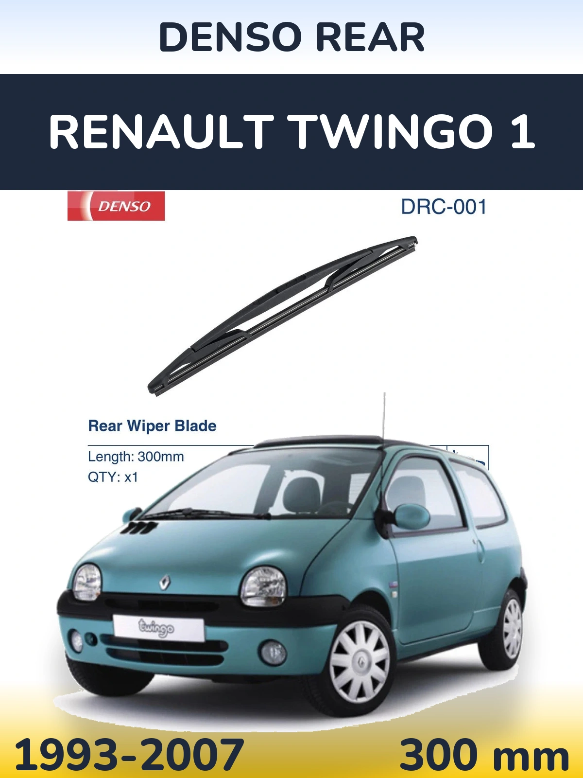 Tylna wycieraczka Denso Rear 300 mm do Renault Twingo 1 1993-2007