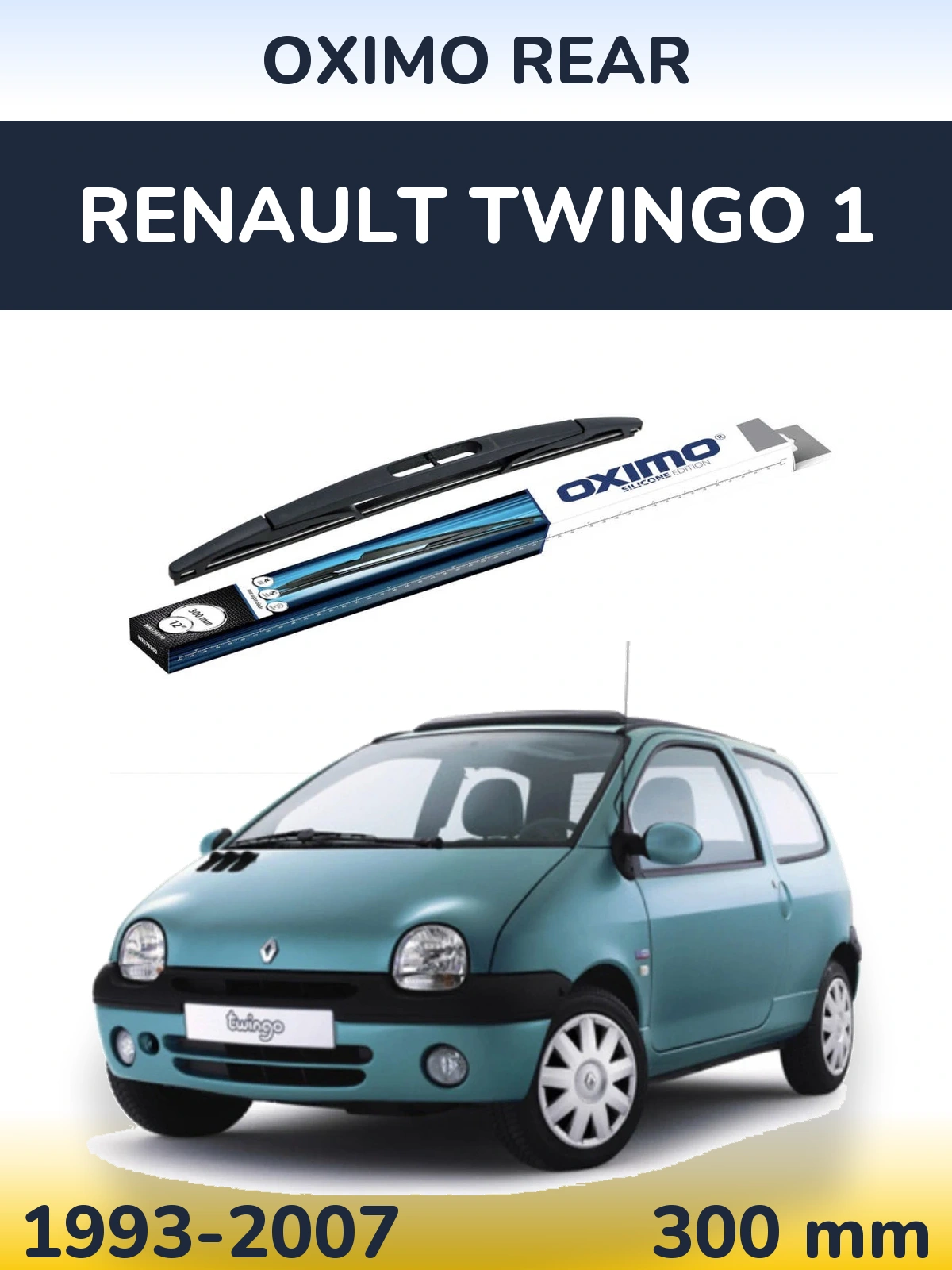 Задний дворник Oximo Rear 300 мм для Renault Twingo 1 1993-2007
