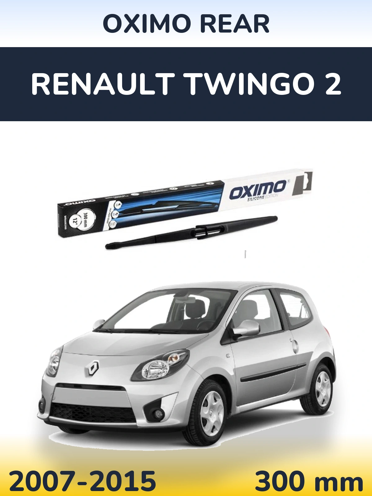 Tylna wycieraczka Oximo Rear 300 mm do Renault Twingo 2 2007-2015