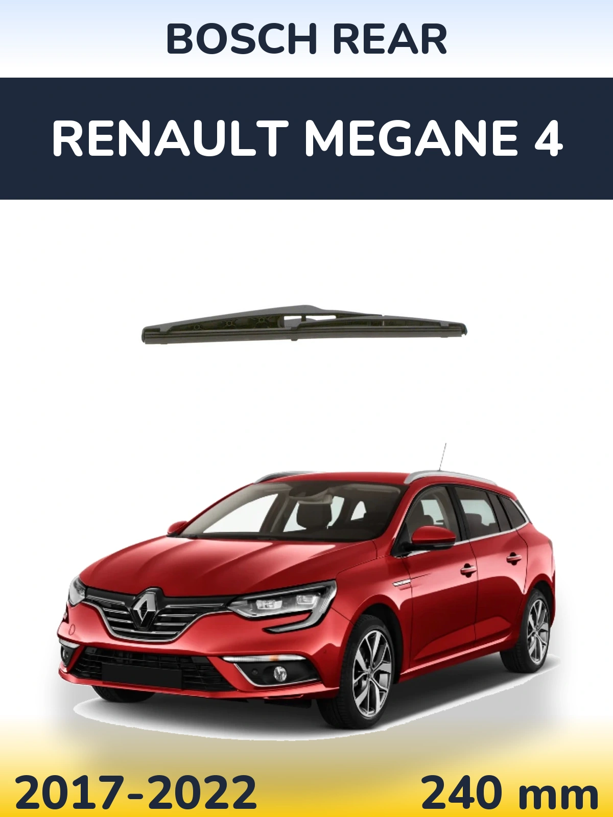 Tylna wycieraczka BOSCH Rear 240 mm do Renault Megane 4 2017-2022