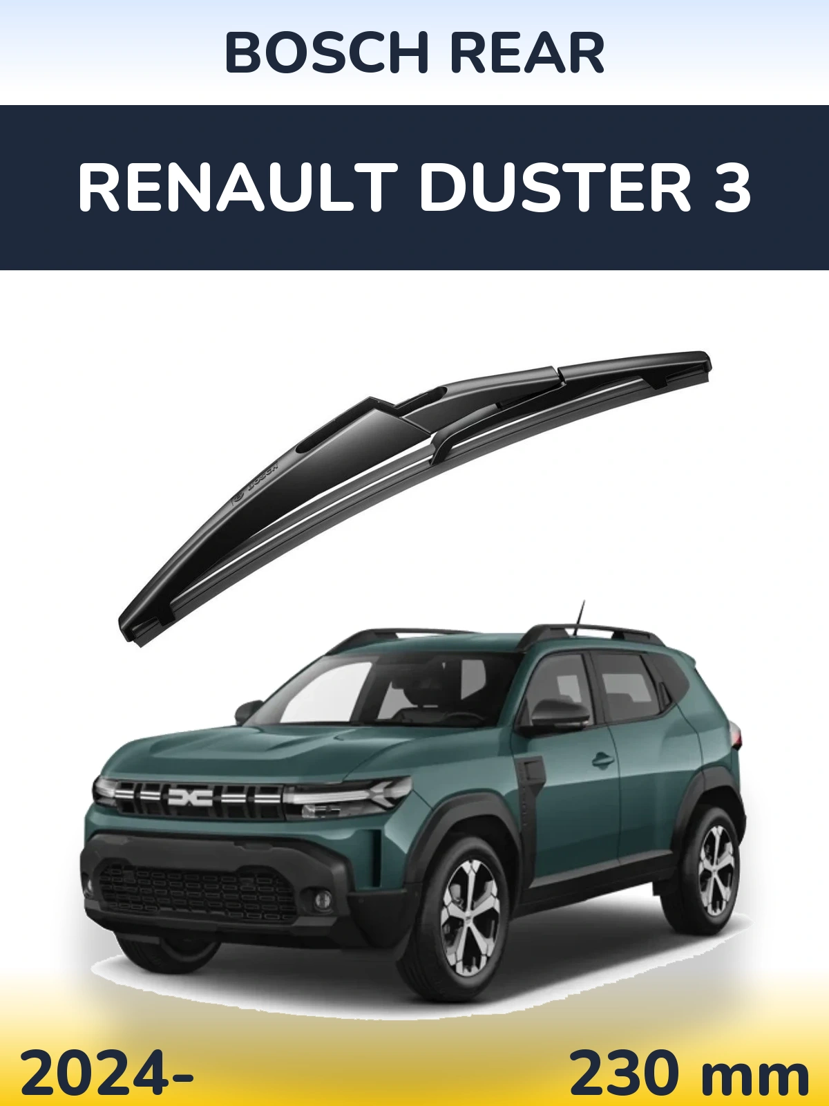 Tylna wycieraczka BOSCH Rear 230 mm do Renault Duster 3 2024-2026