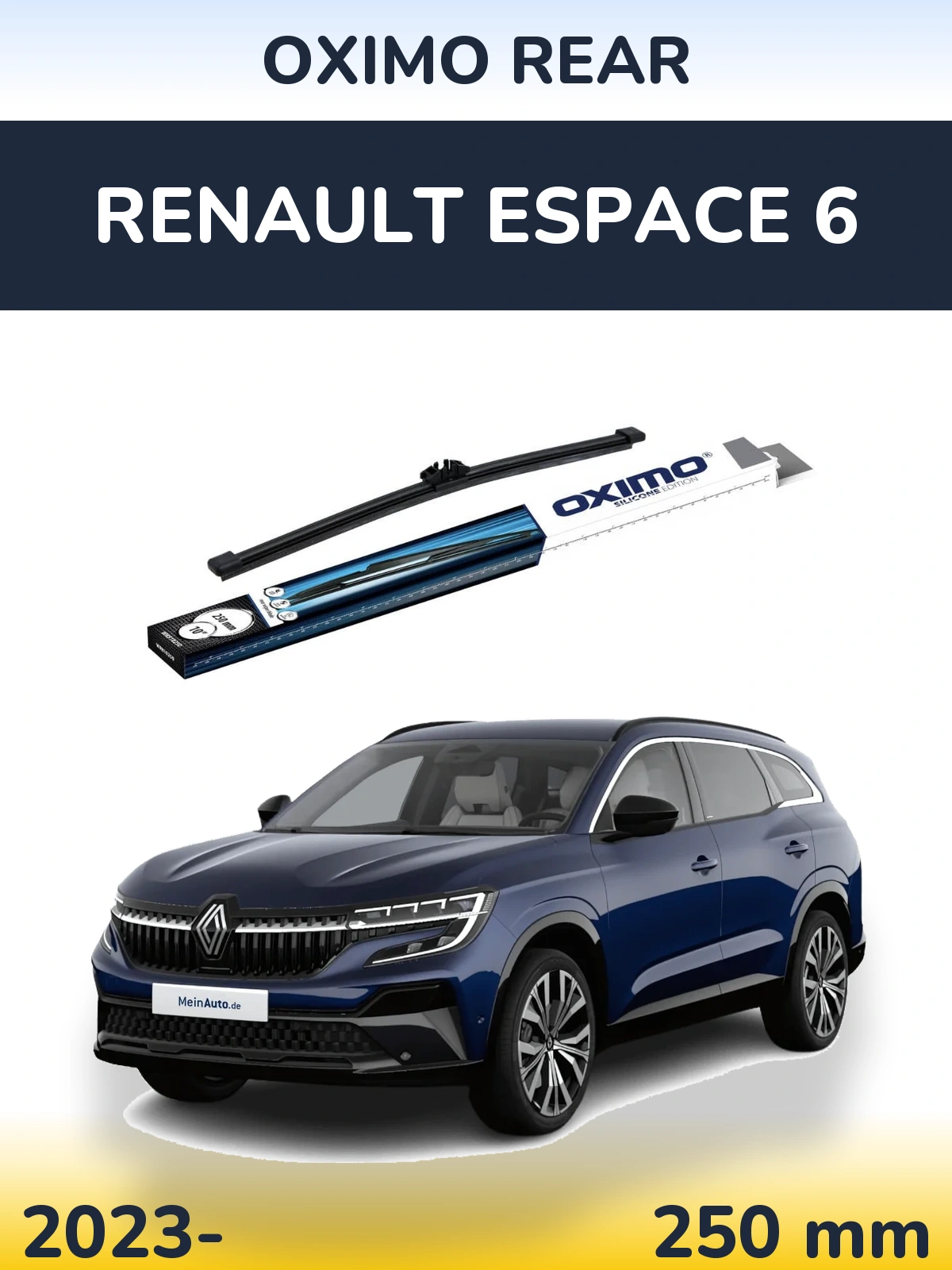 Tylna wycieraczka Oximo Rear 250 mm do Renault Espace 6 2023-2026