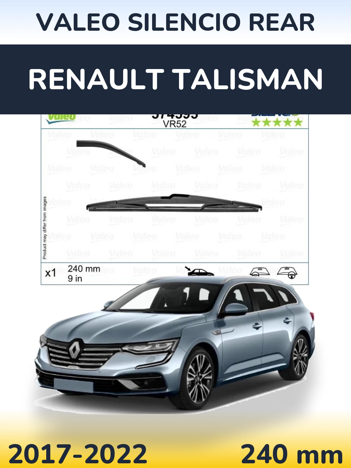 Tylna wycieraczka Valeo Silencio Rear 240 mm do Renault Talisman 2017-2022